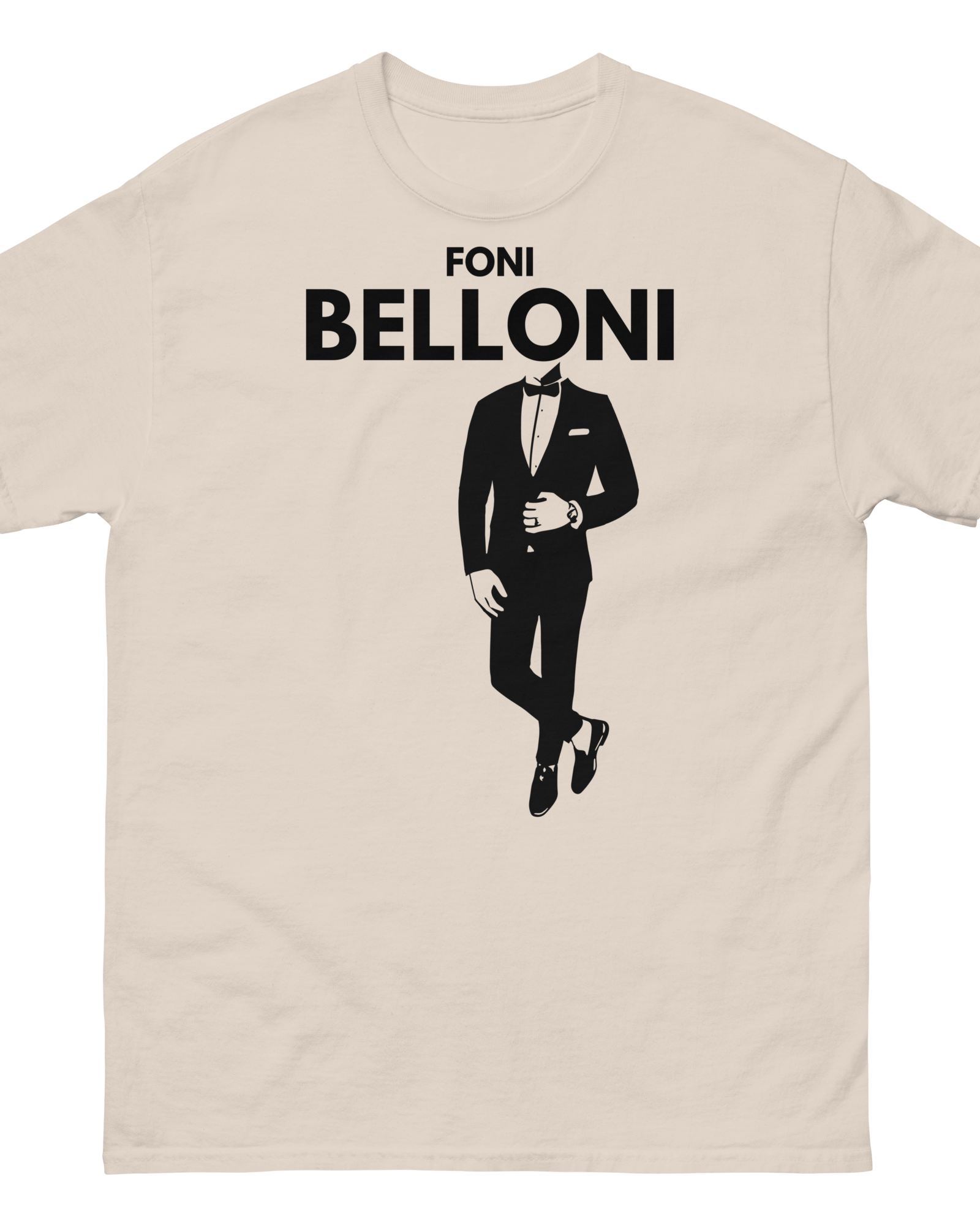 Foni Belloni Men's T-shirt | Heavyweight Cotton Natural / S Men's Shirts Jolly & Goode
