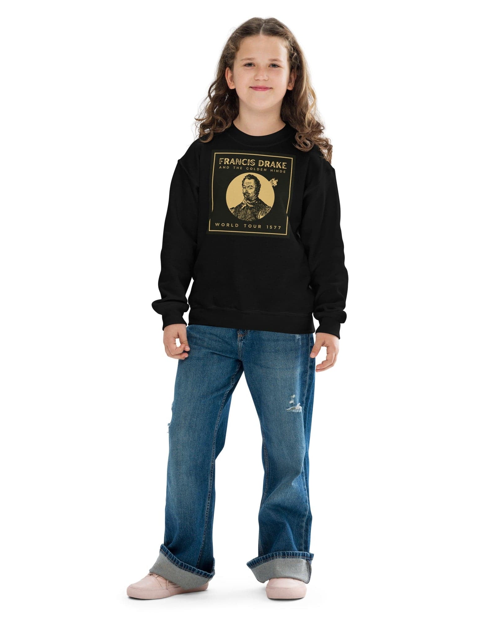 Francis Drake and The Golden Hinde | Youth Sweatshirt.