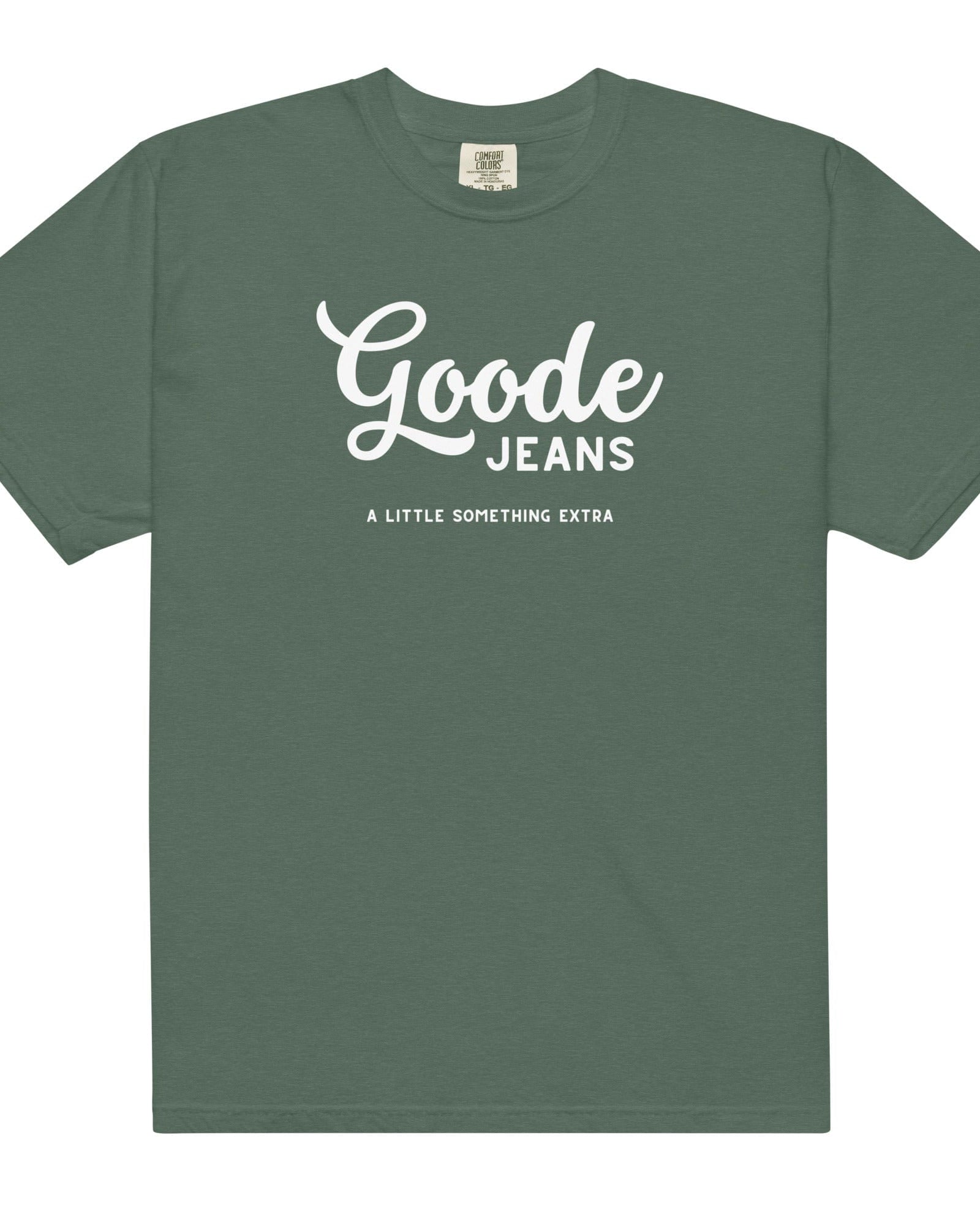 Goode Jeans | A Little Something Extra | Garment-dyed Heavyweight T-shirt | Relaxed Fit | Unisex.