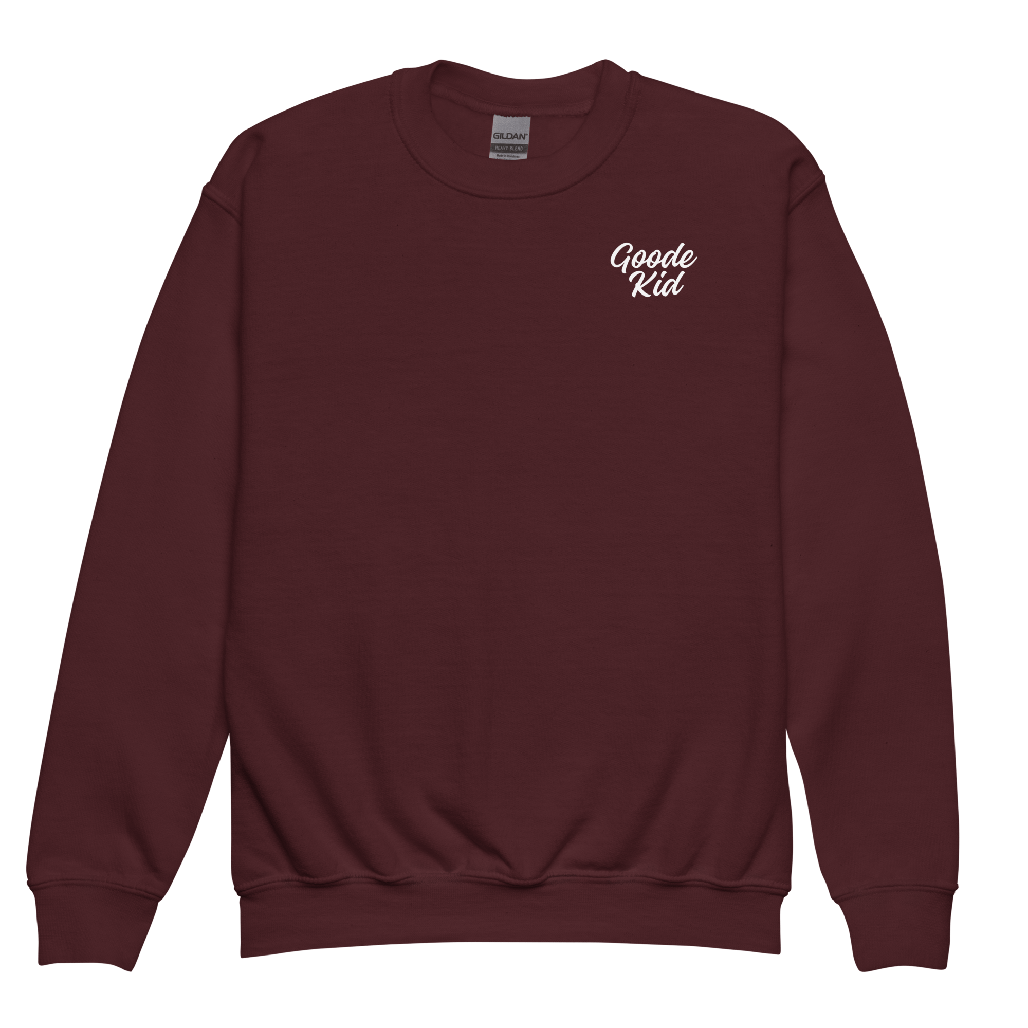 Goode Kid Sweatshirt Jumper | Youth Maroon / XS kids sweatshirts Jolly & Goode