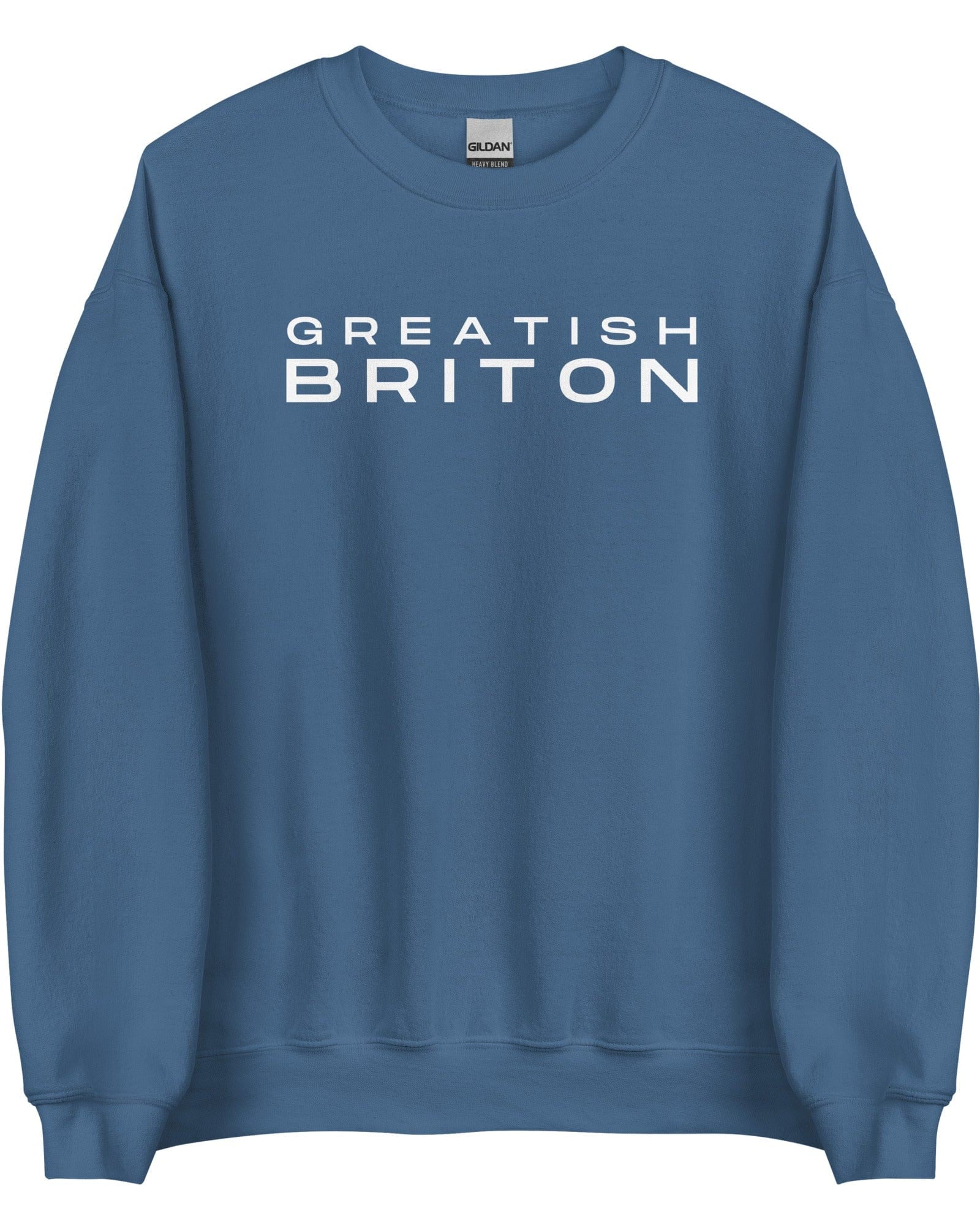 Greatish Briton Sweatshirt Indigo Blue / S unisex sweatshirts Jolly & Goode