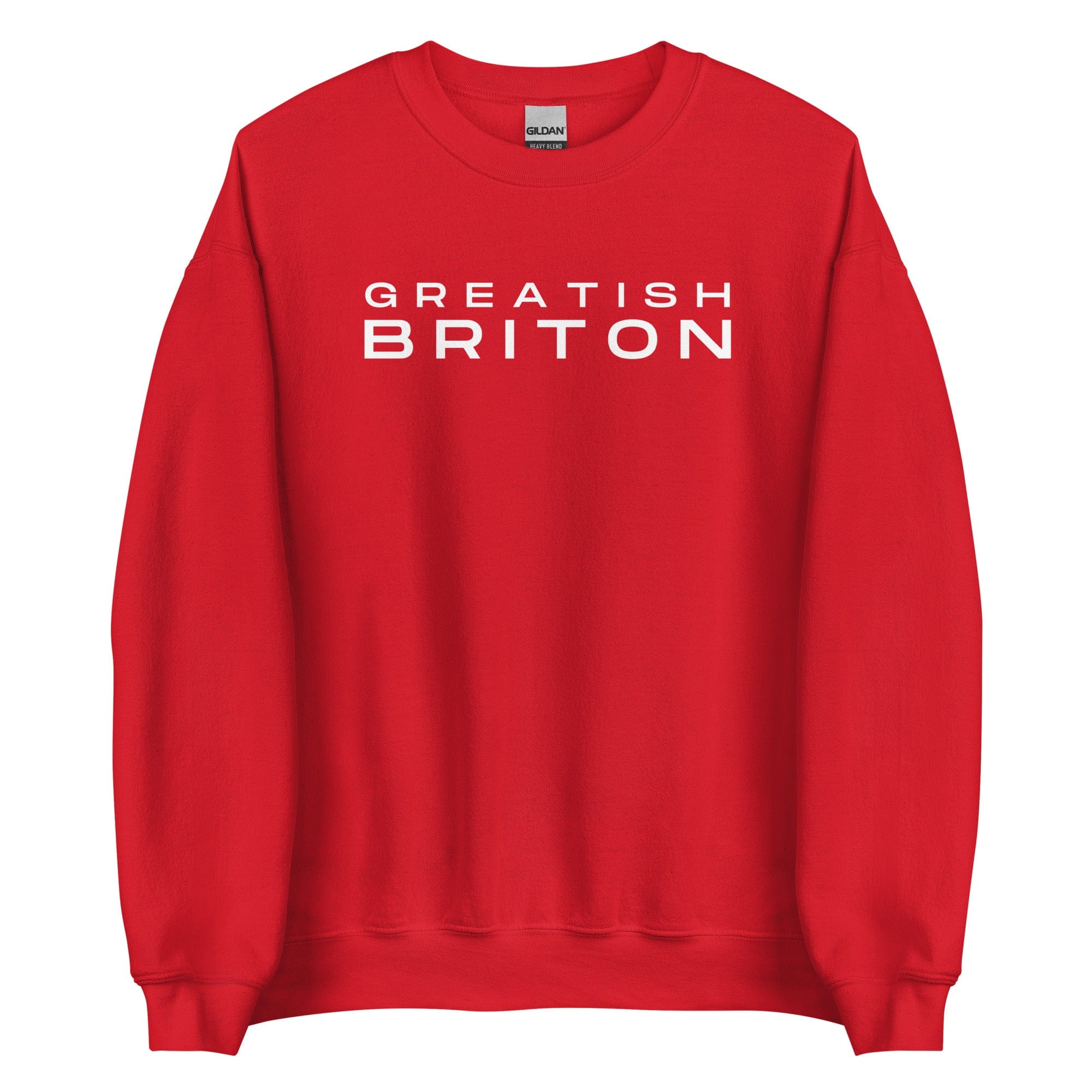 Greatish Briton Sweatshirt Red / S unisex sweatshirts Jolly & Goode