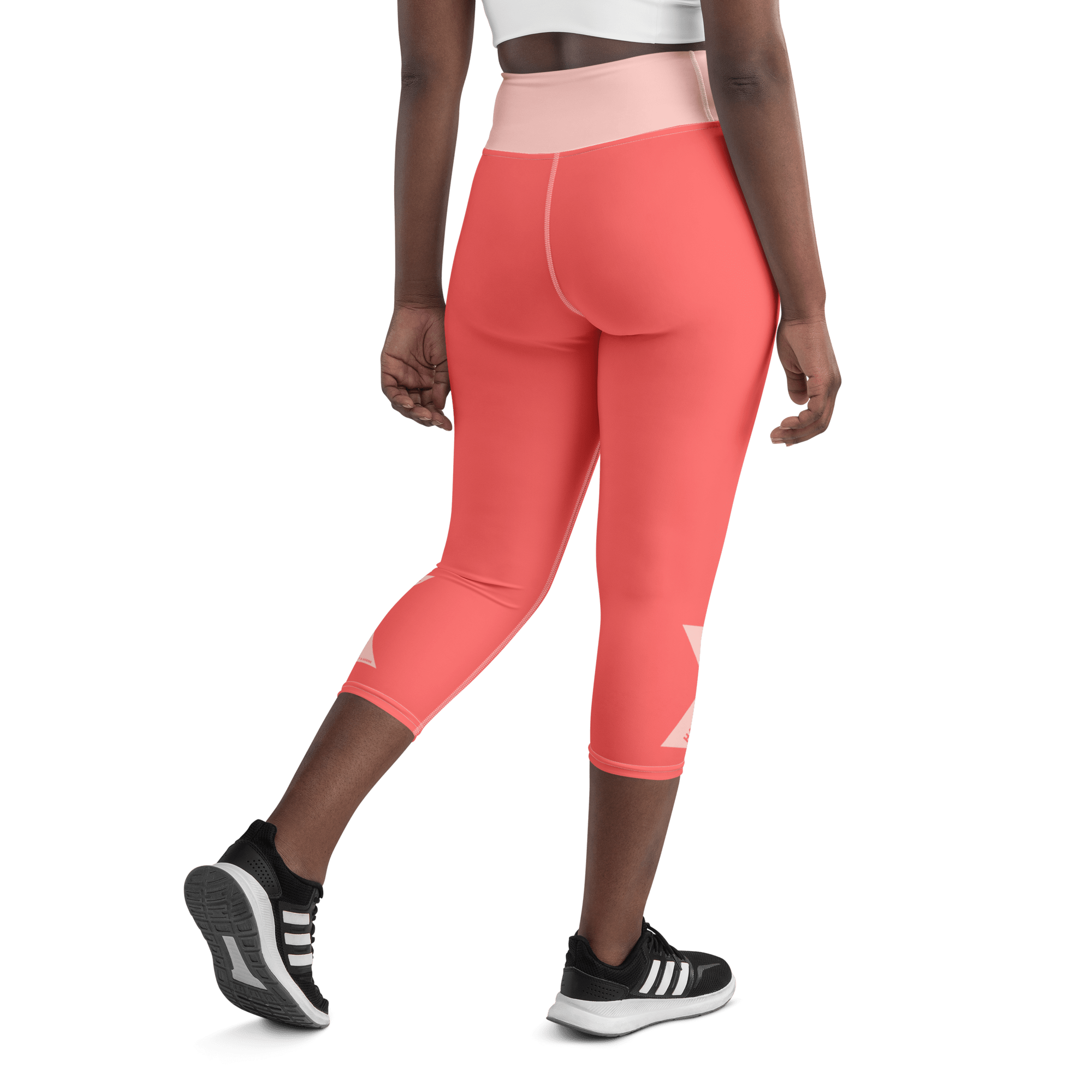 Happiness Multiplier Yoga Capri Leggings.