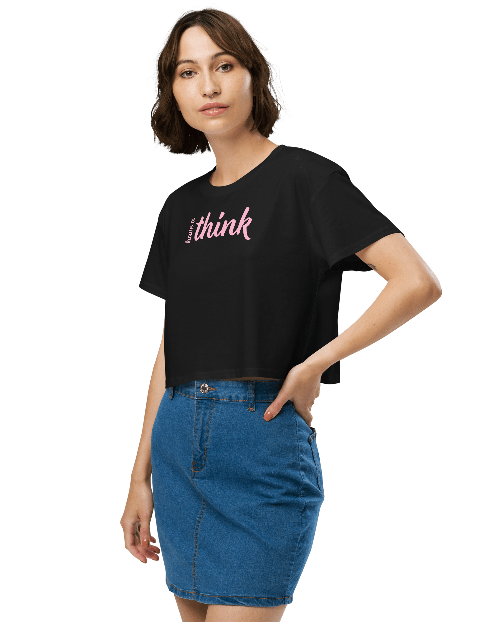Have a Think Crop Top.