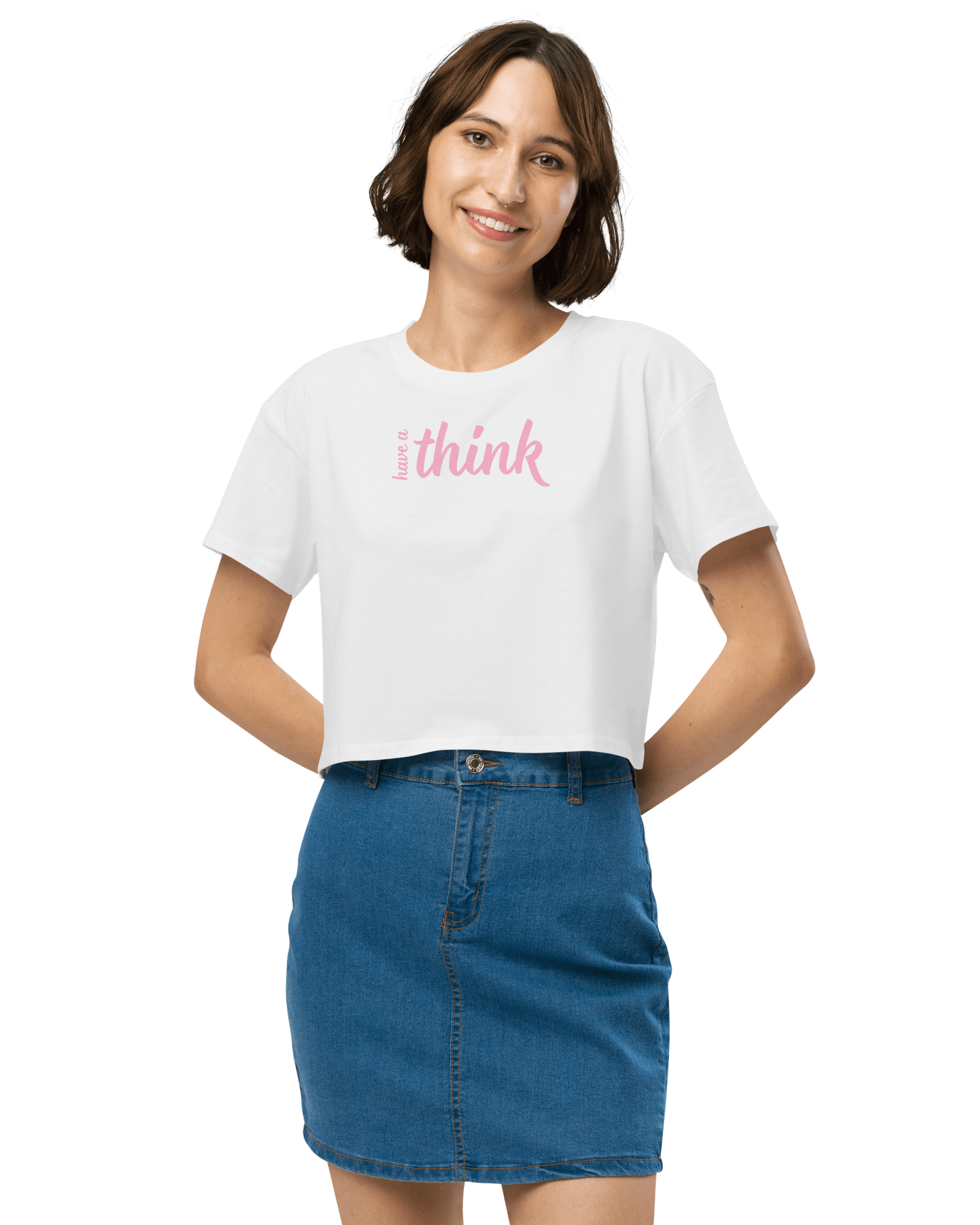 Have a Think Crop Top.