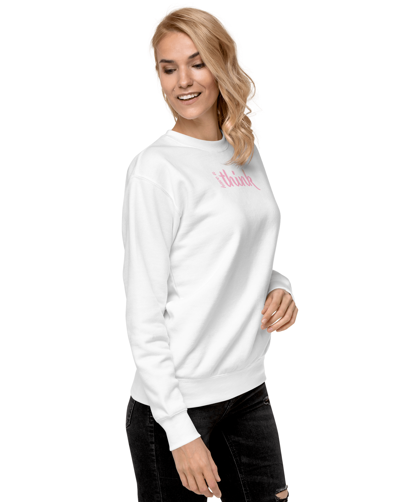 Have a Think Sweatshirt White / S Sweatshirt Jolly & Goode