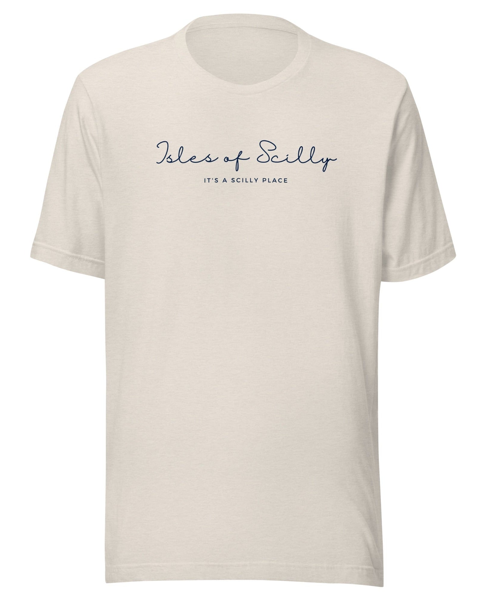 Isles of Scilly, It's a Scilly Place T-shirt Heather Dust / S Shirts & Tops Jolly & Goode