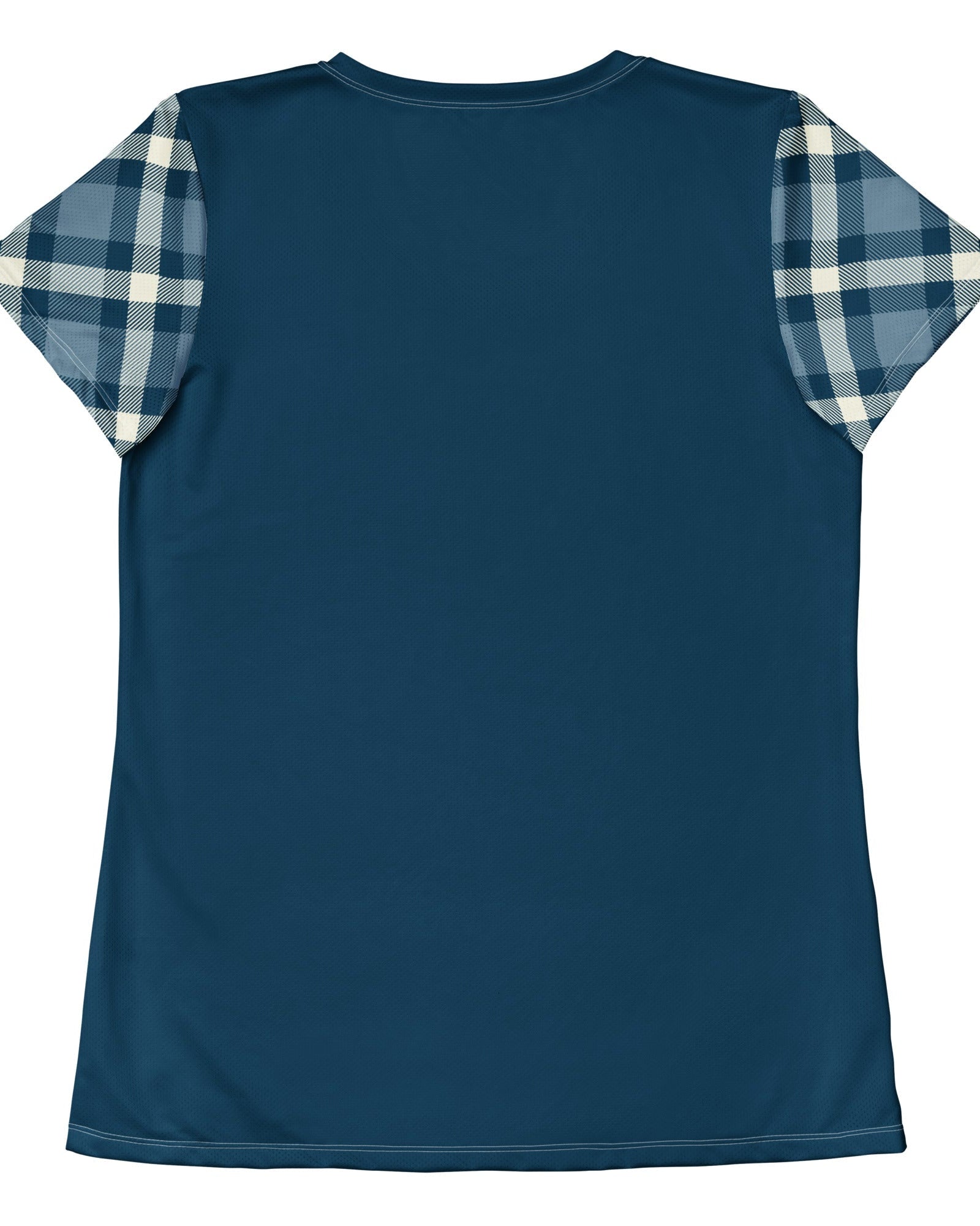 Jolly & Goode Activewear Cheeky Check Women's Workout Shirt Cheeky British Style