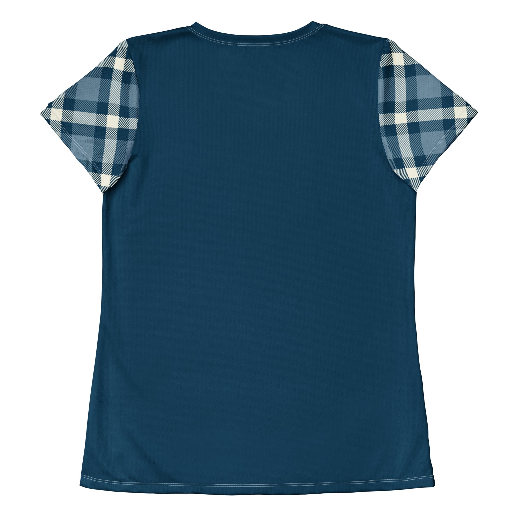 Jolly & Goode Activewear Cheeky Check Women's Workout Shirt Cheeky British Style