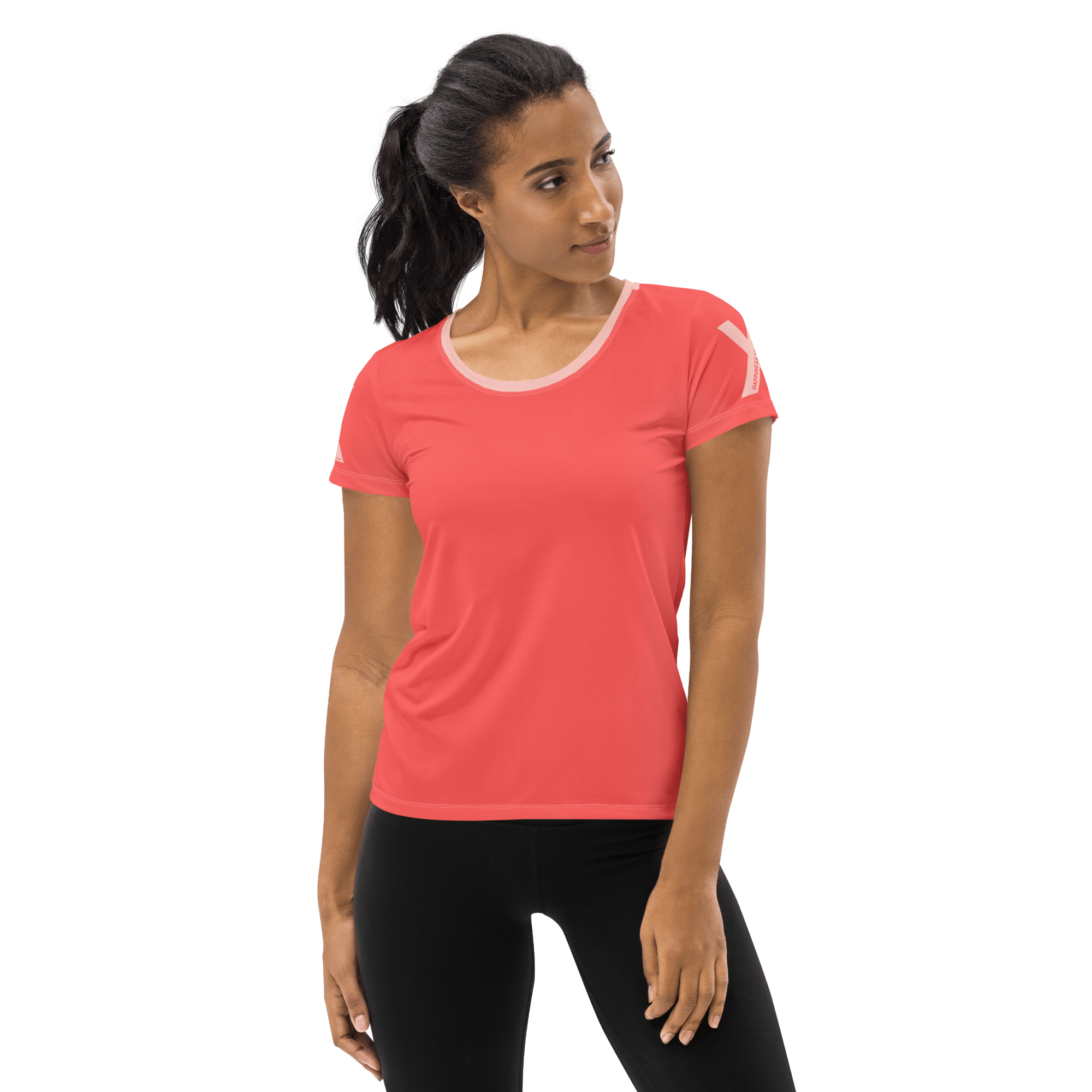 Jolly & Goode Activewear Happiness Multiplier Call to Arms Women's Athletic Shirt Classic Cheeky British Style