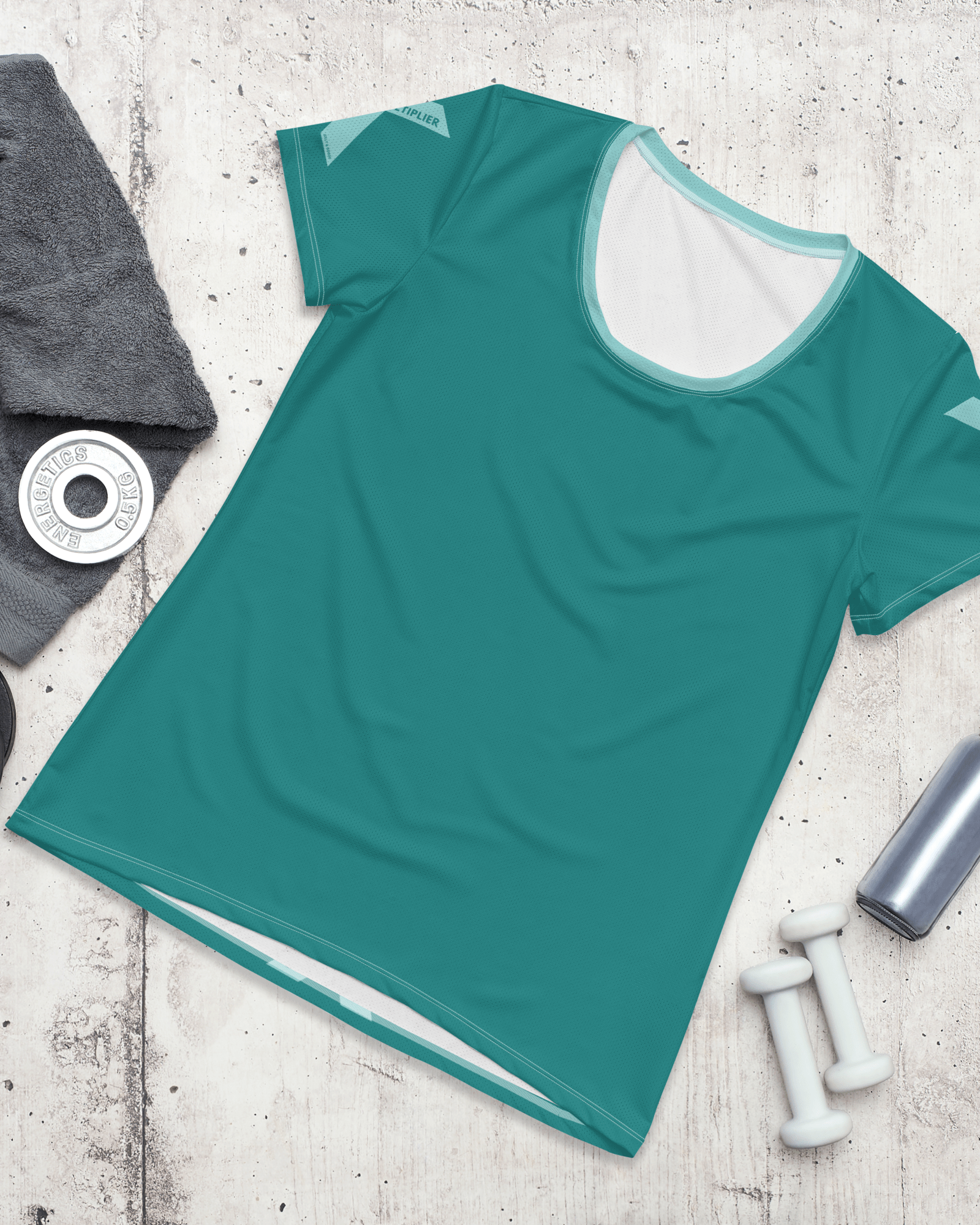 Jolly & Goode Activewear Happiness Multiplier Call to Arms Women's Athletic Shirt Cool Cheeky British Style