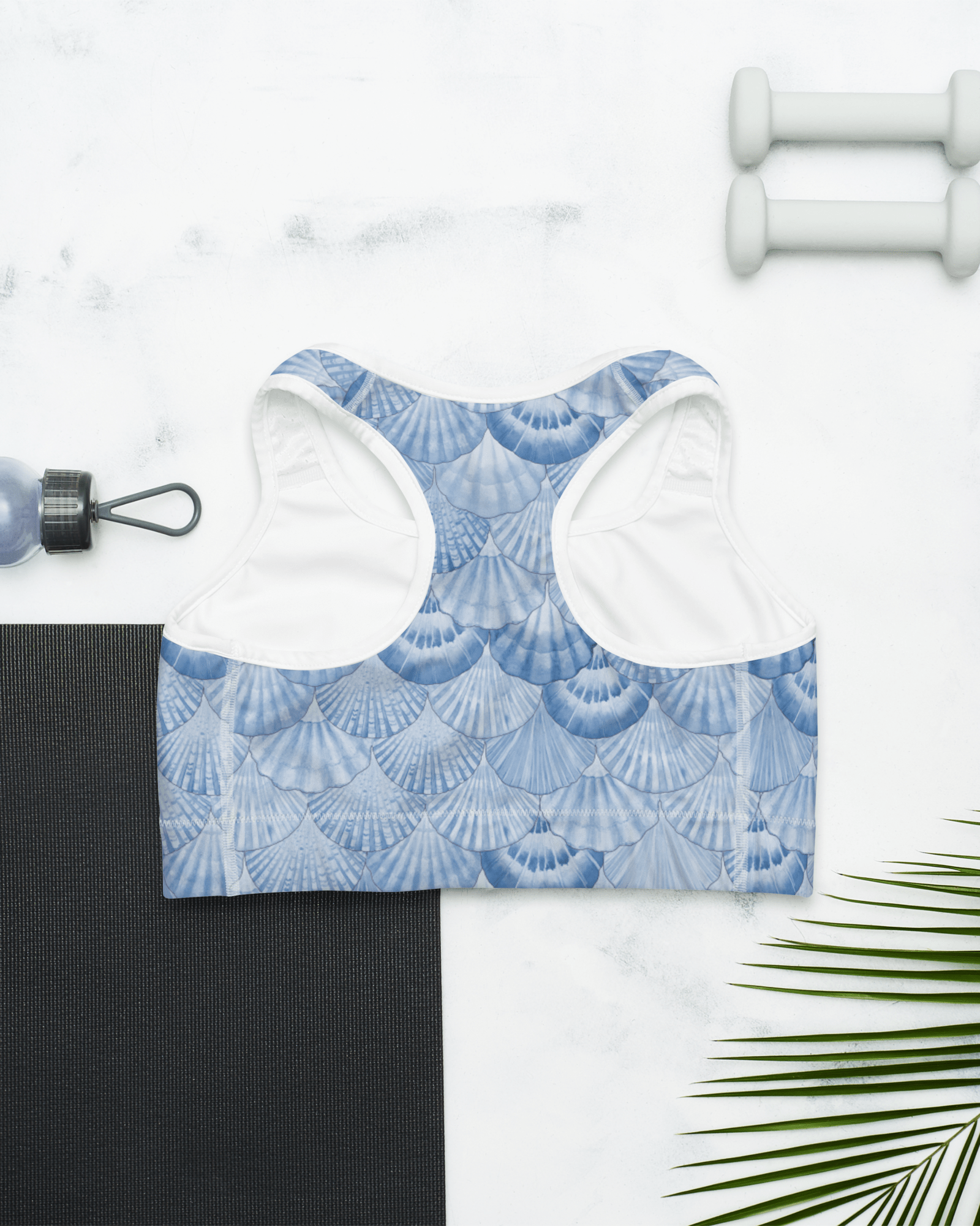 Jolly & Goode Activewear Mermaid Wight Sports Bra Cheeky British Style