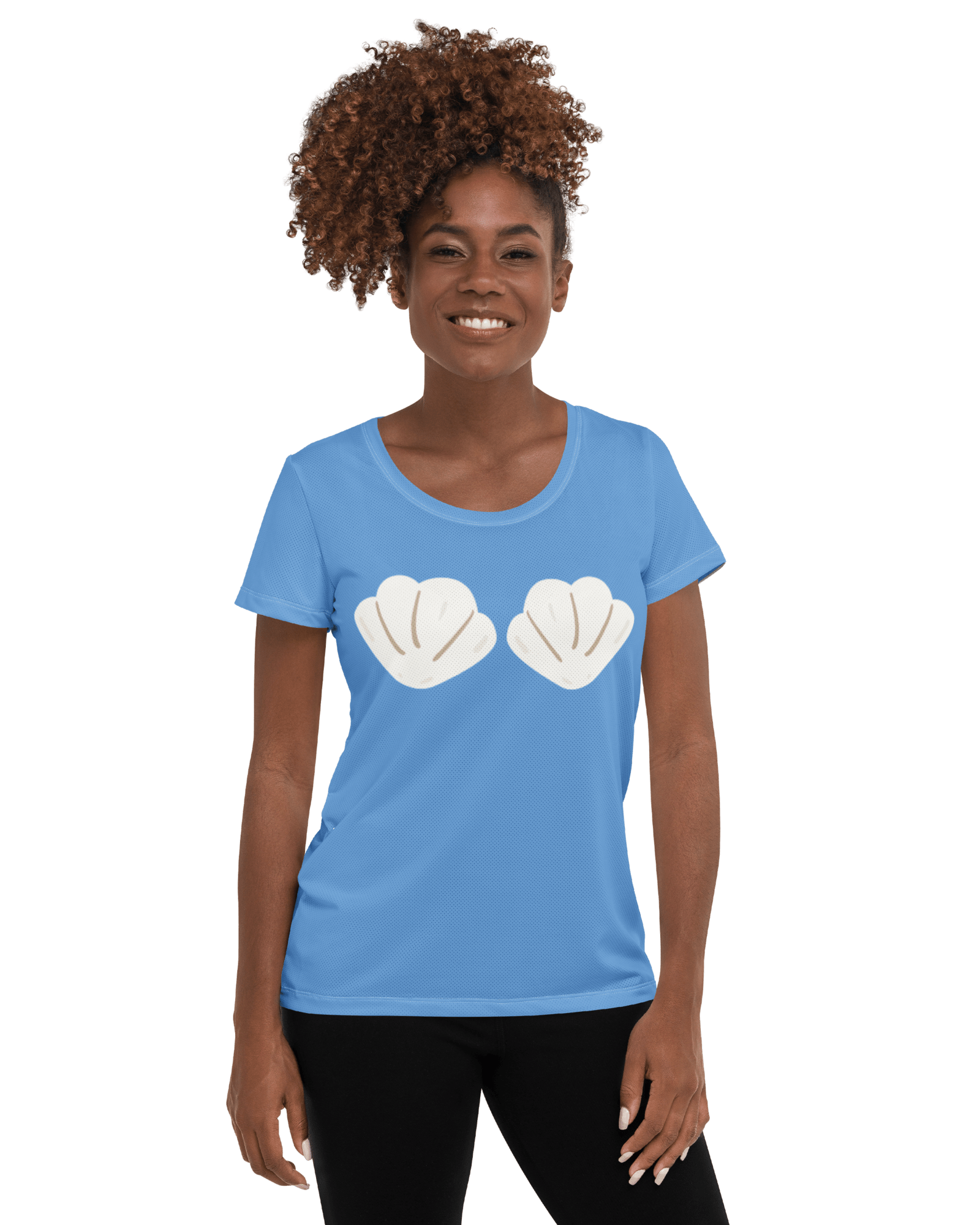 Jolly & Goode Activewear Mermaid Women's Workout Shirt Cheeky British Style