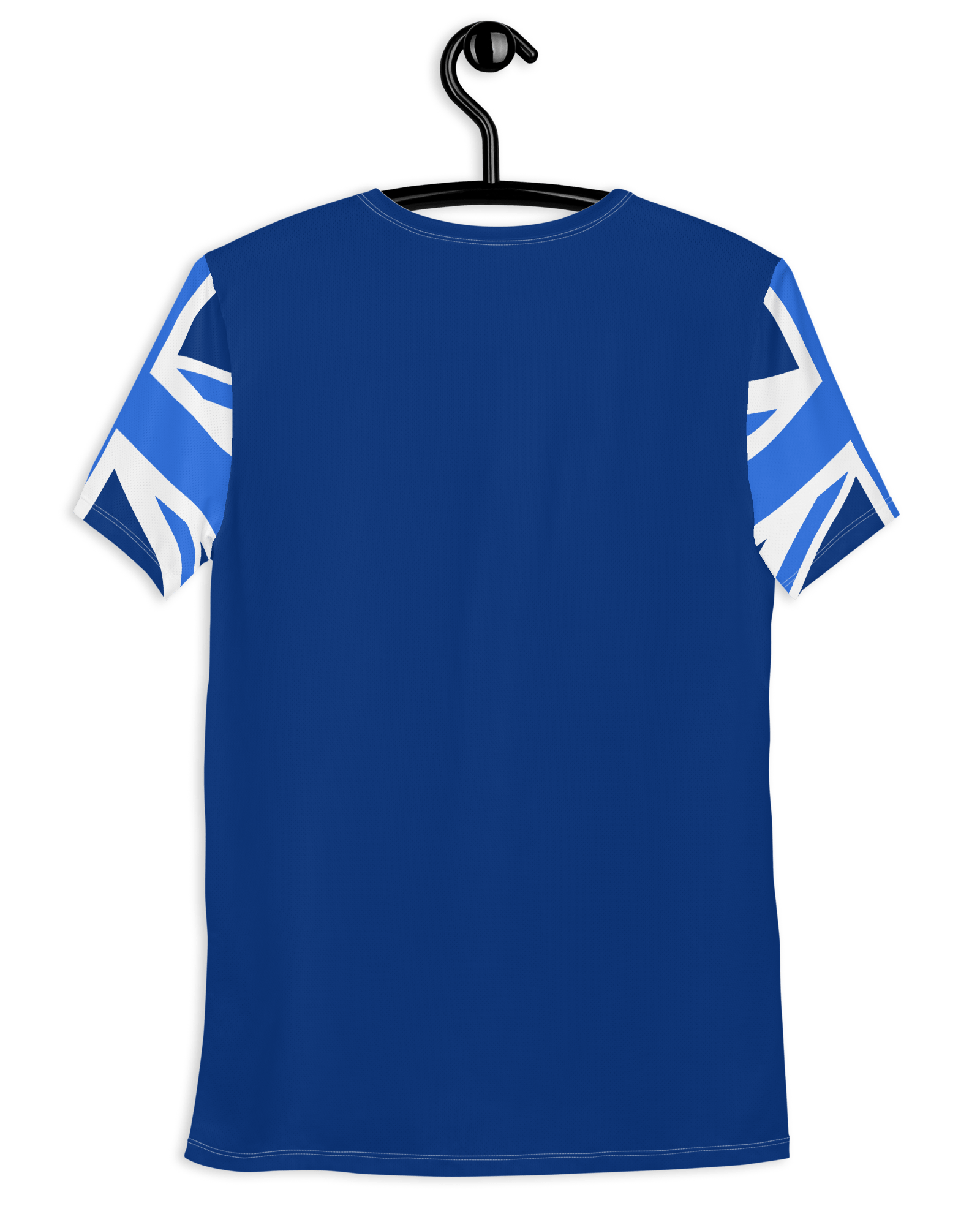 Jolly & Goode Activewear Union Jack Men's Workout Shirt | Blue Cheeky British Style