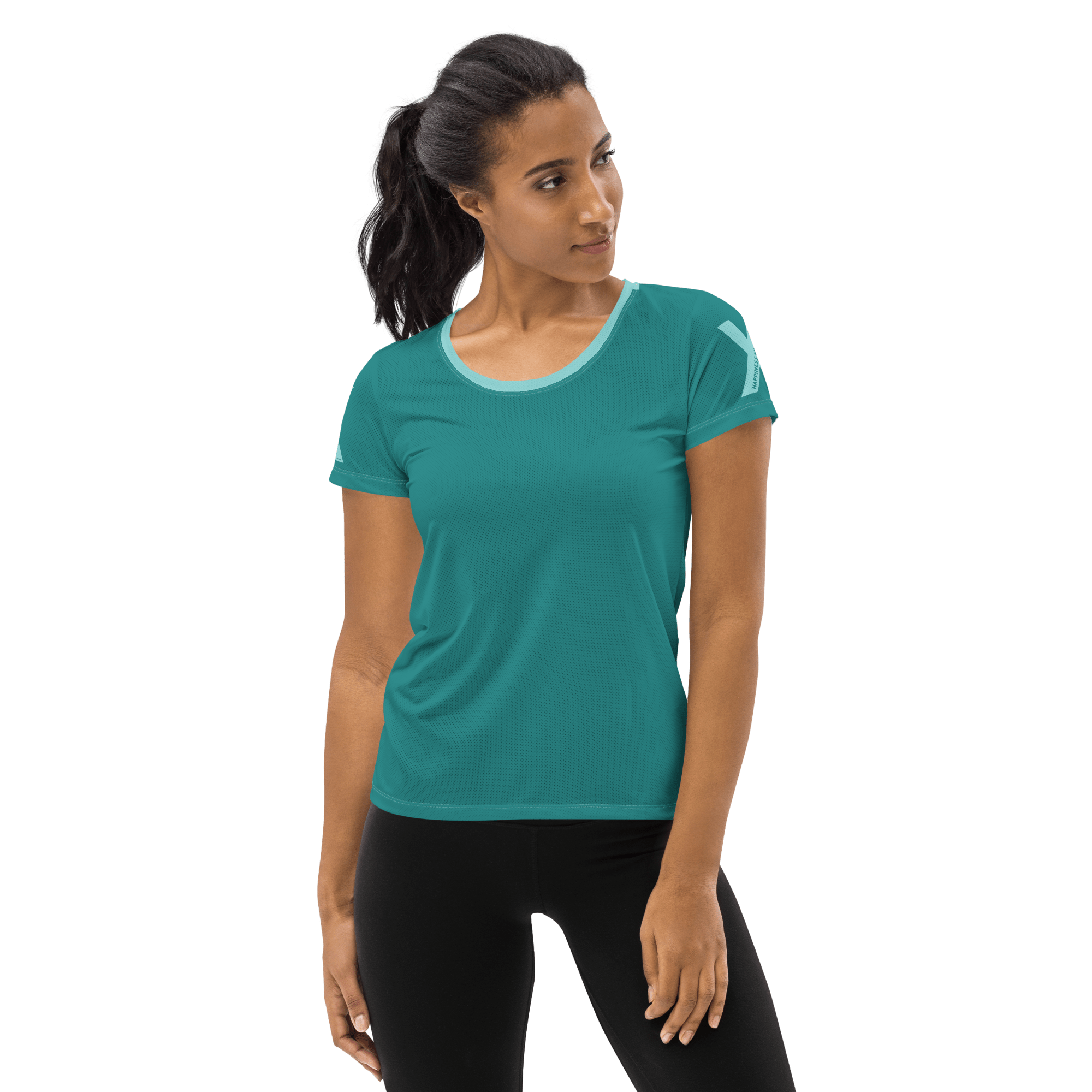 Jolly & Goode Activewear XS Happiness Multiplier Call to Arms Women's Athletic Shirt Cool Cheeky British Style