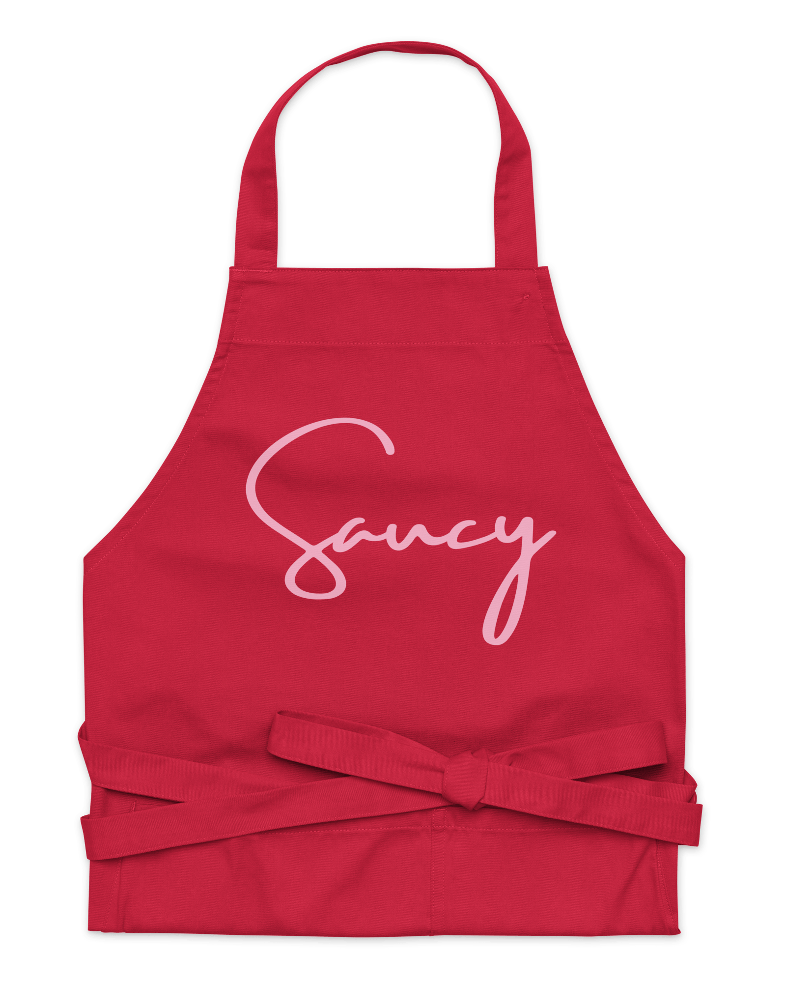 Jolly & Goode Aprons Red Saucy Apron | Organic Cotton Cheeky British Style