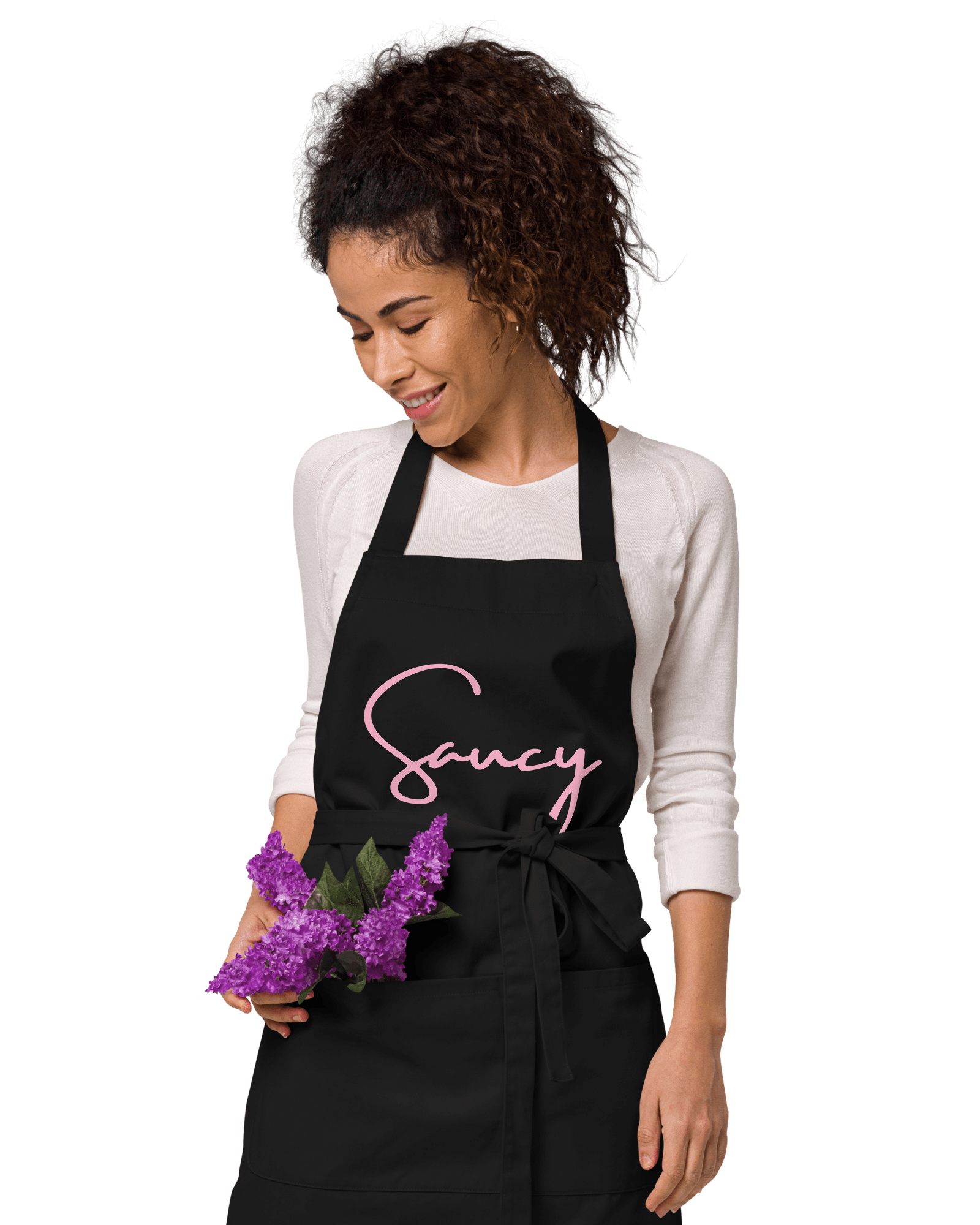 Jolly & Goode Aprons Saucy Apron | Organic Cotton Cheeky British Style