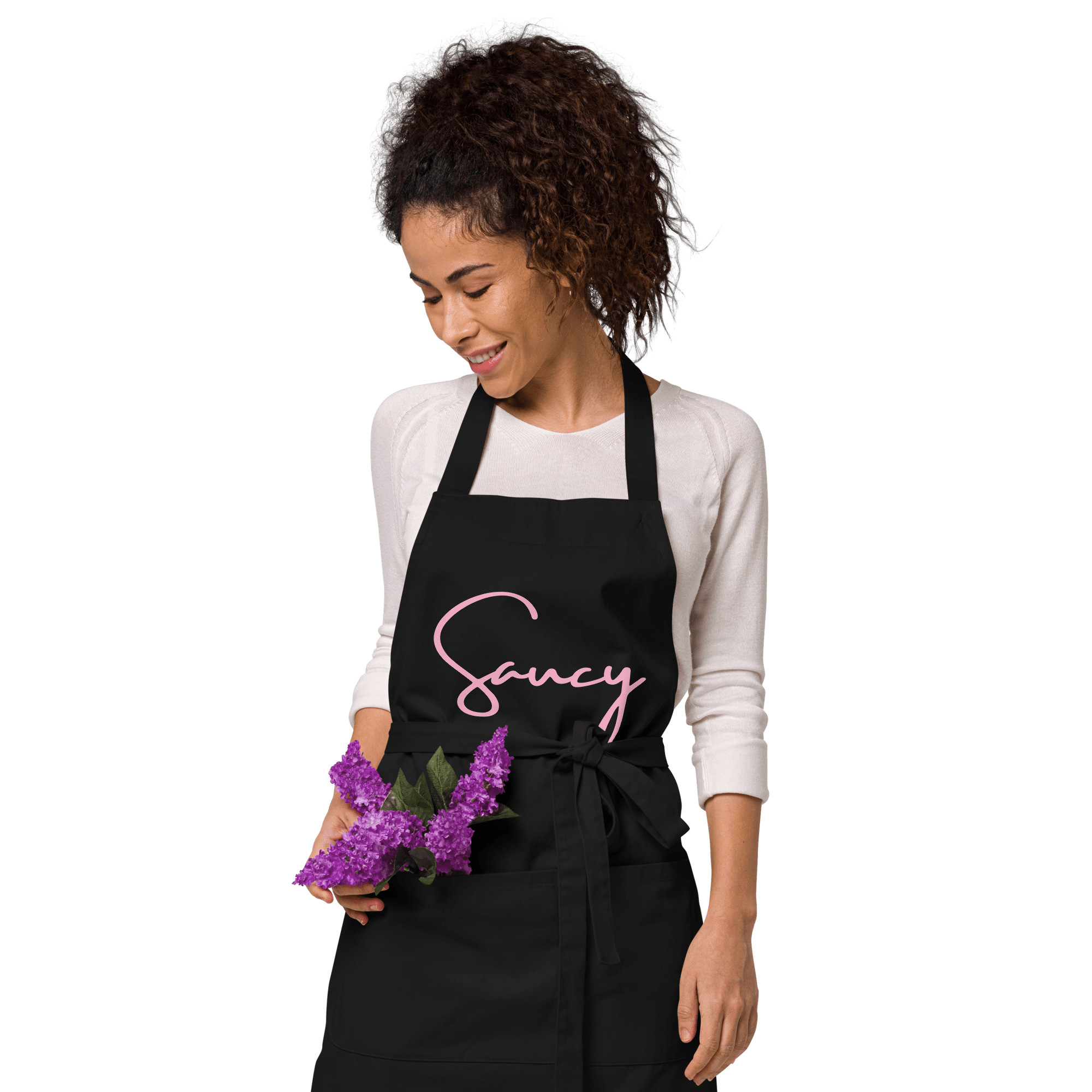 Jolly & Goode Aprons Saucy Apron | Organic Cotton Cheeky British Style