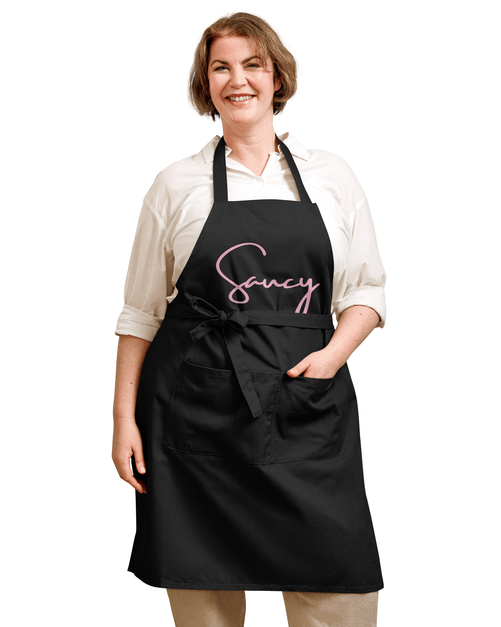 Jolly & Goode Aprons Saucy Apron | Organic Cotton Cheeky British Style