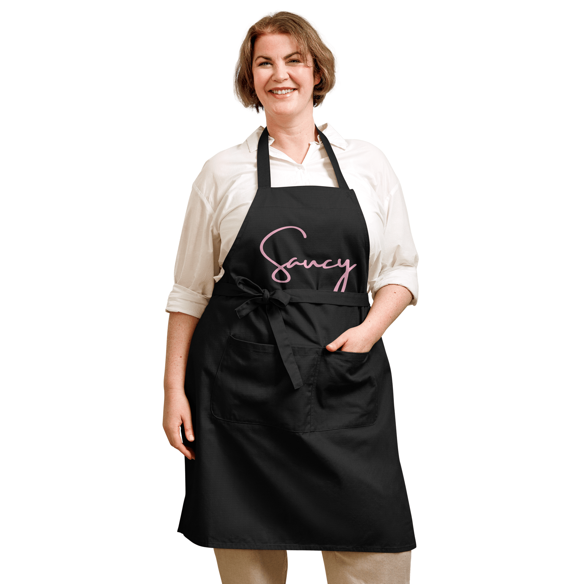 Jolly & Goode Aprons Saucy Apron | Organic Cotton Cheeky British Style