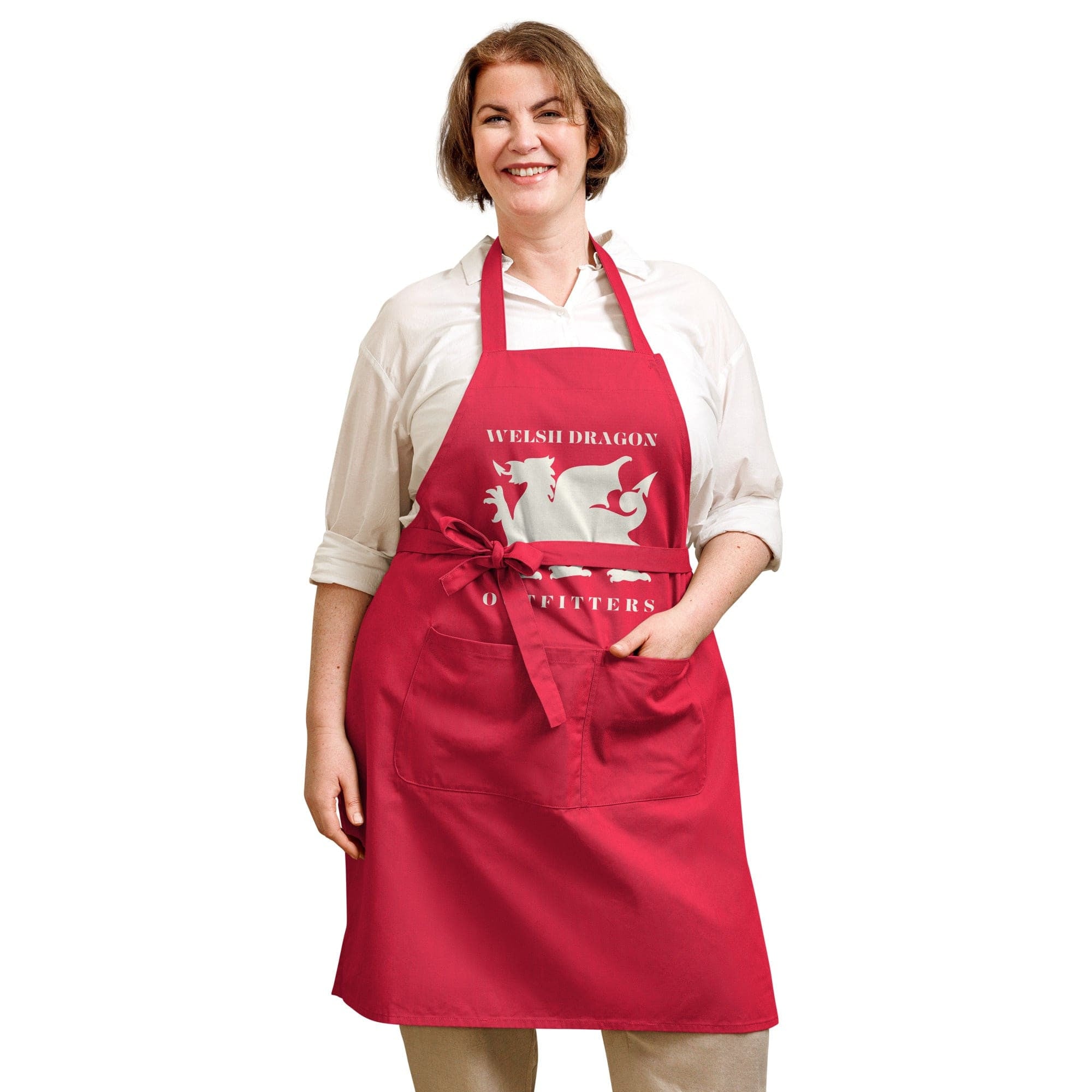 Jolly & Goode Aprons Welsh Dragon Outfitters Apron | Organic Cotton Cheeky British Style