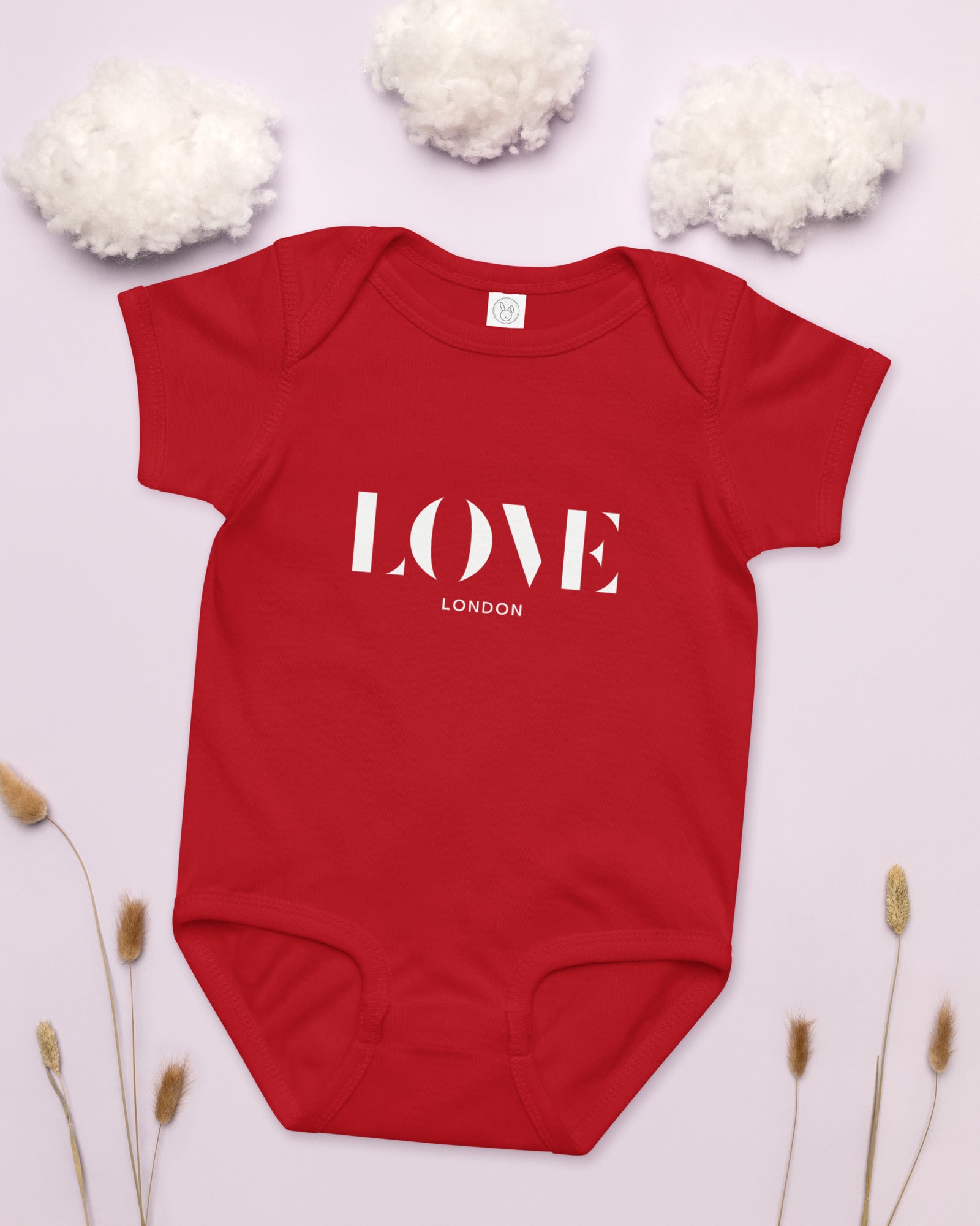 Jolly & Goode Baby One-Pieces Love London Baby Jersey Bodysuit Cheeky British Style