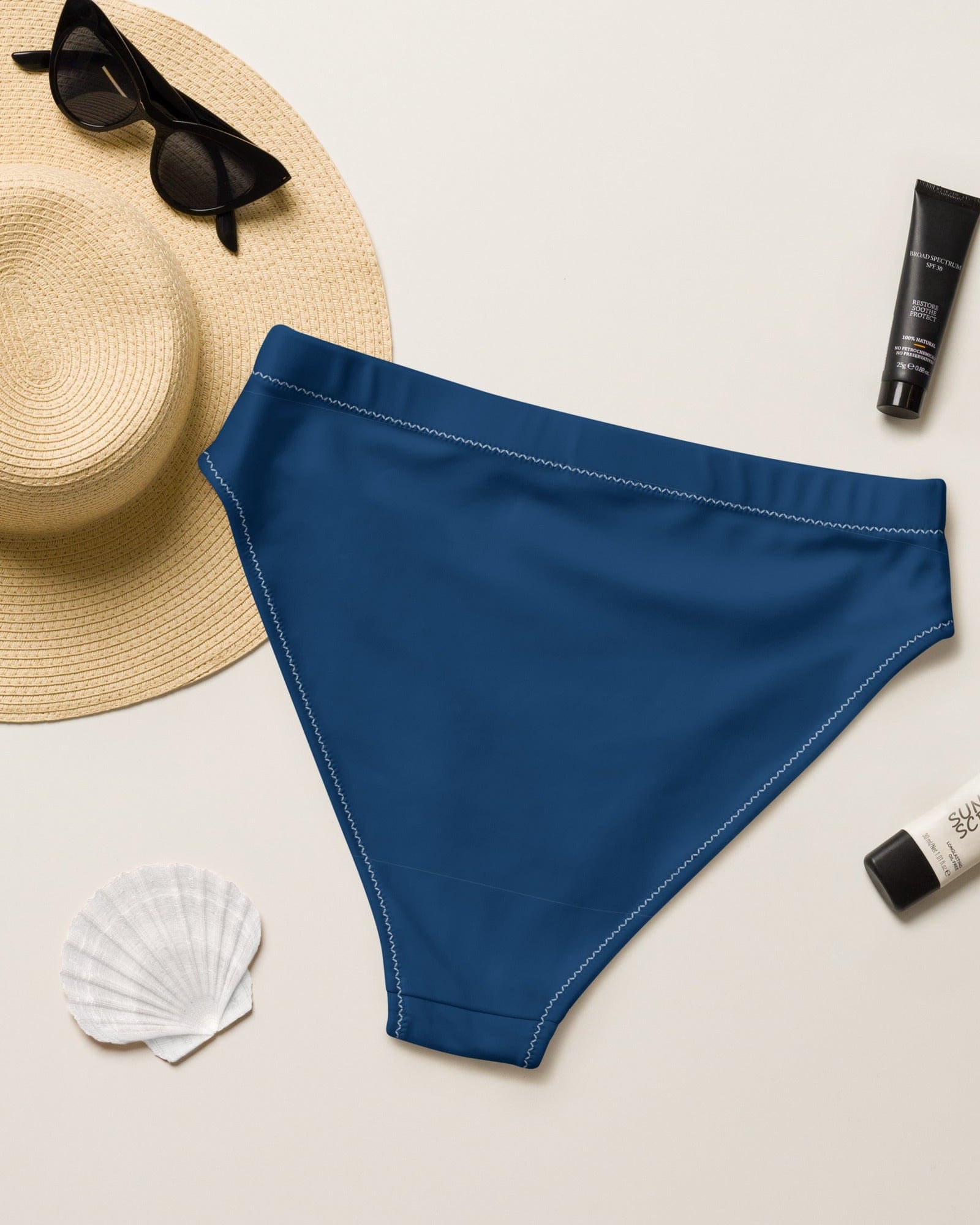 Jolly & Goode Bikini Bottoms Blue Cheeky Bikini Bottom for Union Jack Bikini Top Cheeky British Style