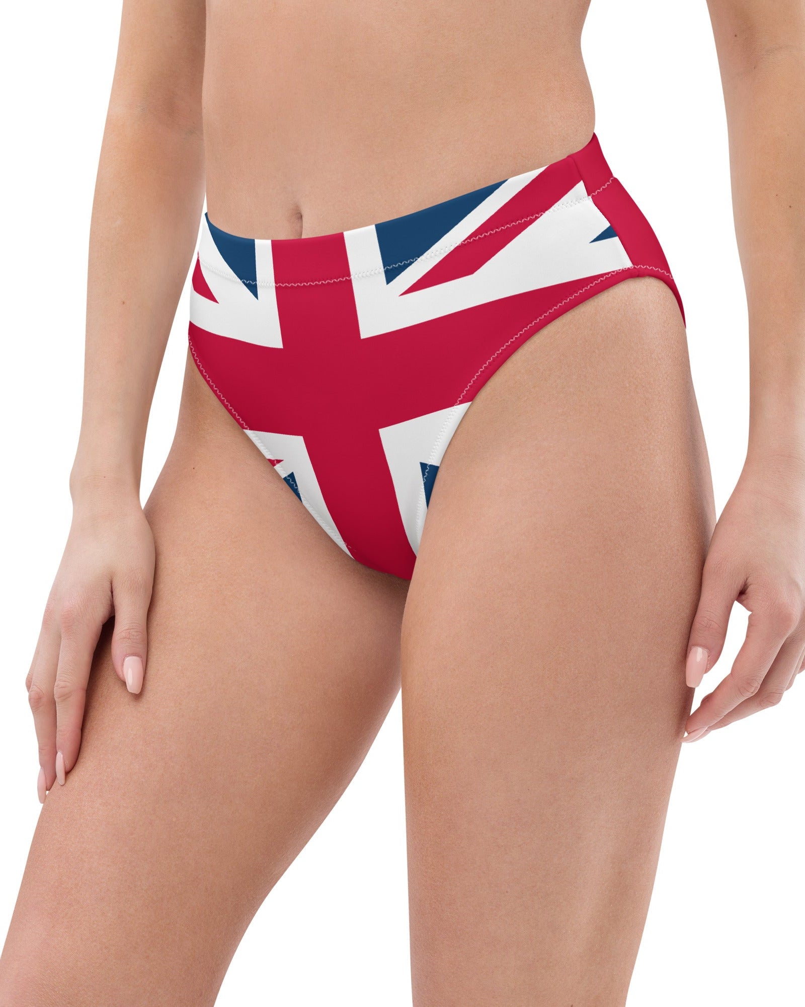 Jolly & Goode Bikini Bottoms Cheeky Union Jack Bikini Bottom | Red Back | Union Jack Front Cheeky British Style