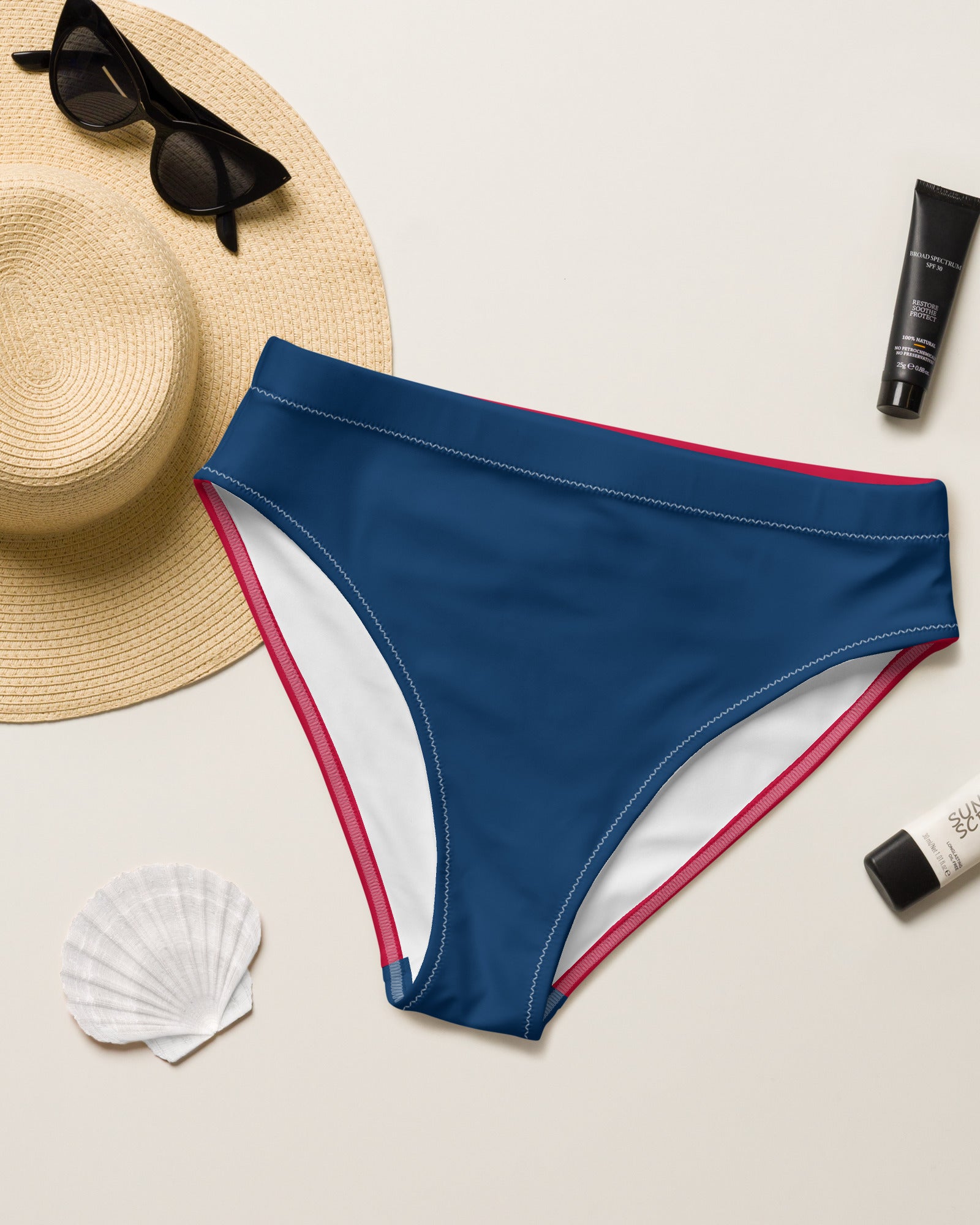 Jolly & Goode Bikini Bottoms XS Cheeky Bikini Bottom for Union Jack Bikini Top Cheeky British Style