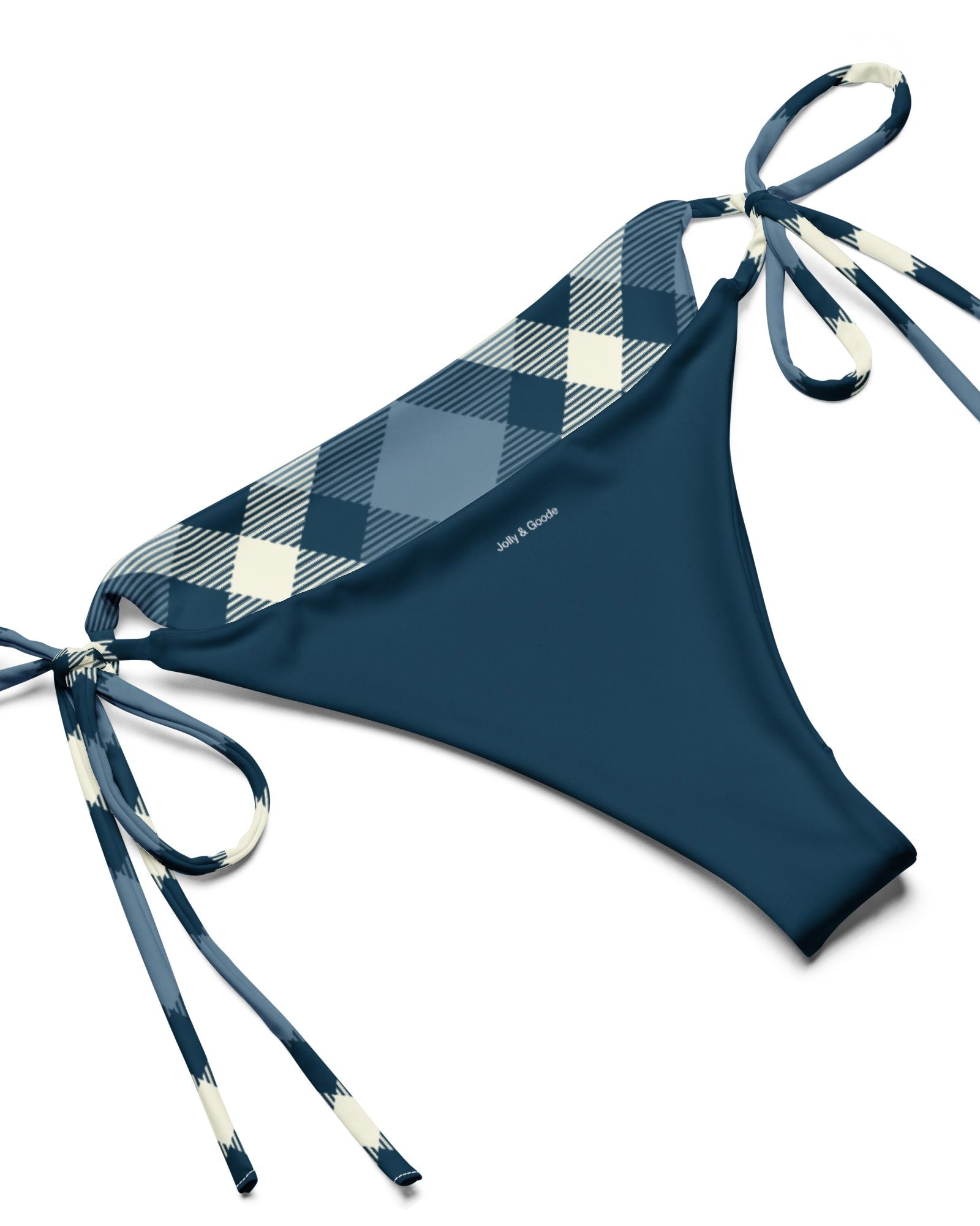 Jolly & Goode Bikini Cheeky Check String Bikini Set Cheeky British Style