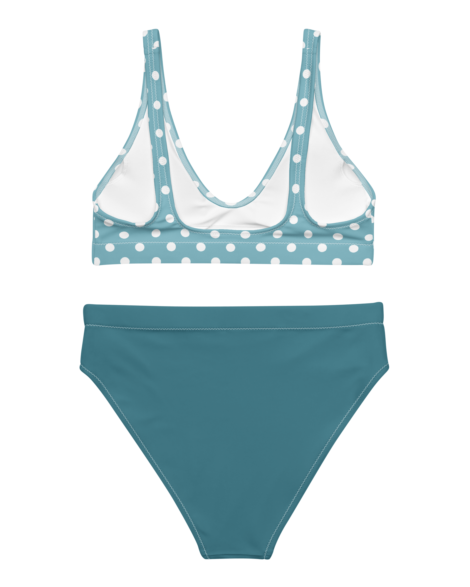 Jolly & Goode Bikini Light Blue Polkadot Bikini Cheeky British Style
