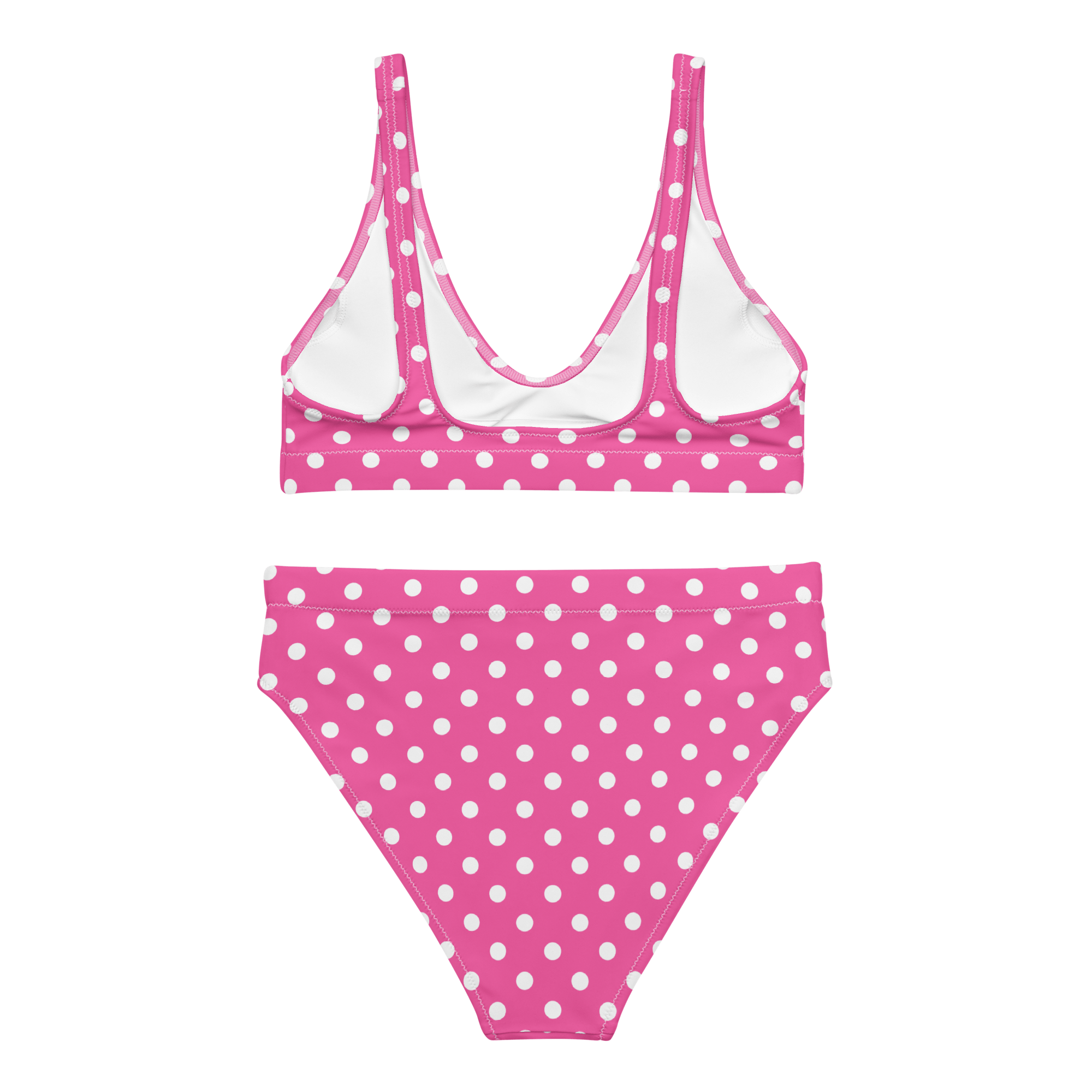Jolly & Goode Bikini Pink Polkadot Bikini | Cheeky Fit Cheeky British Style