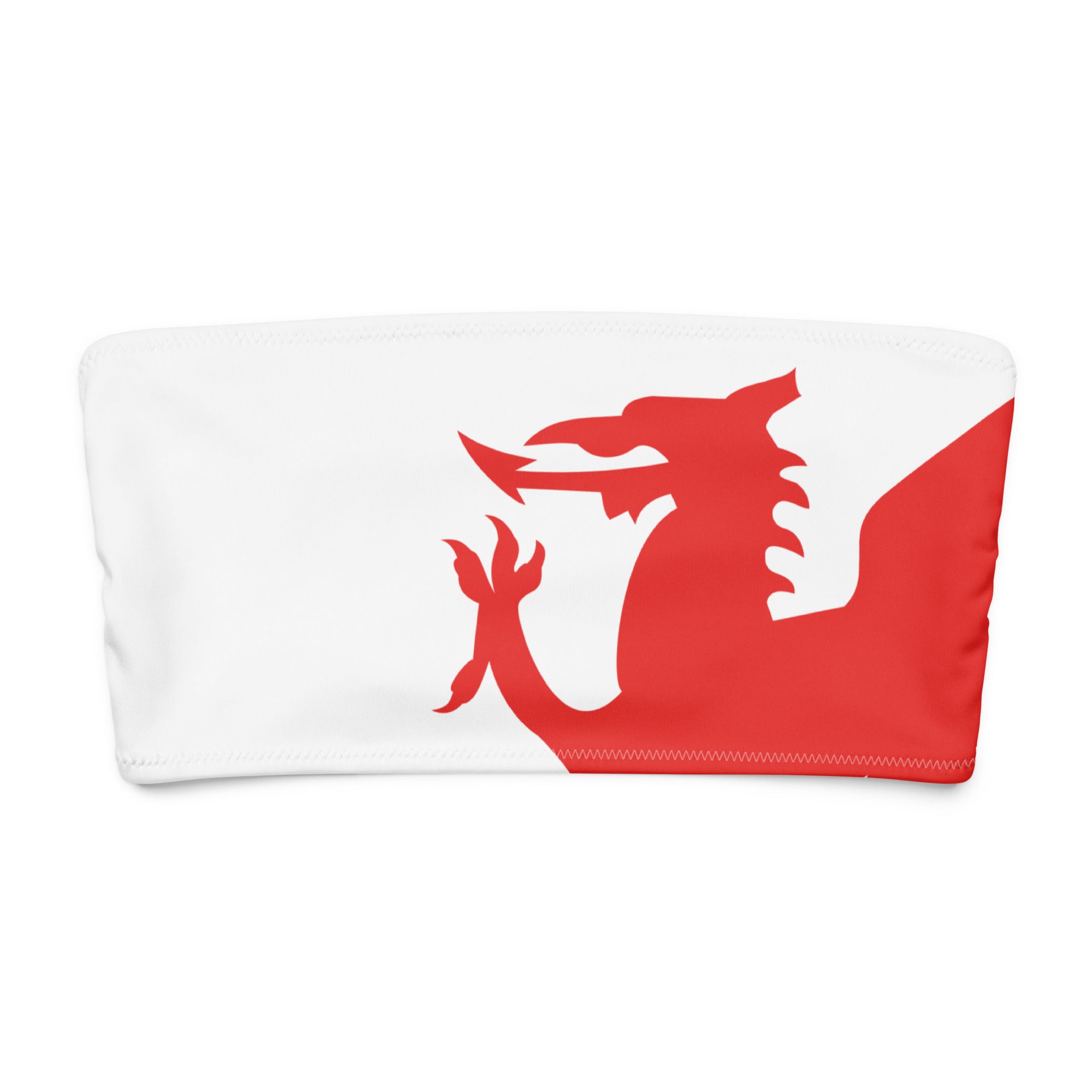 Jolly & Goode Bikini Top 2XS Flag of Wales Bandeau Bikini Top | Welsh Flag Cheeky British Style