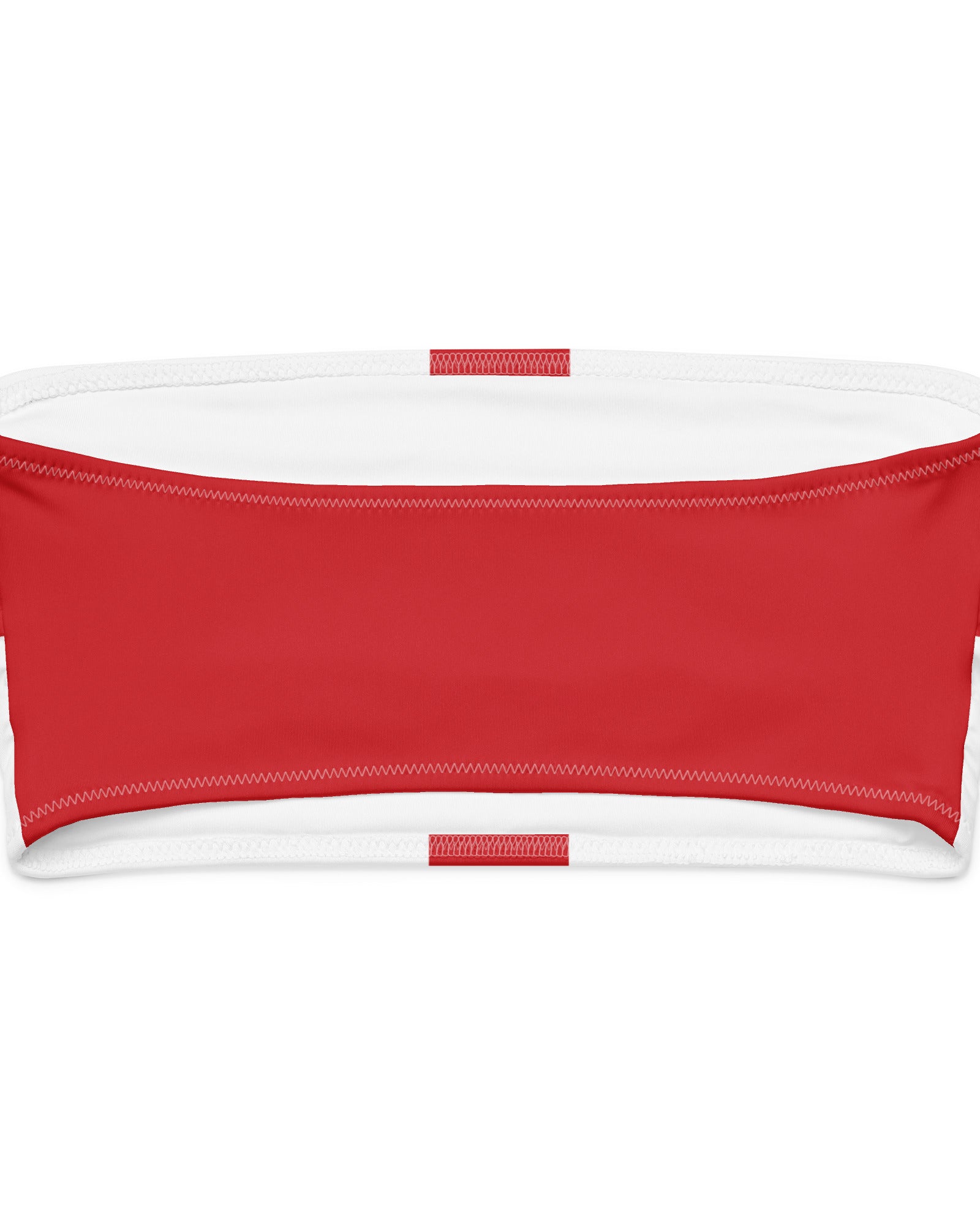 Jolly & Goode Bikini Top Flag of England Bandeau Bikini Top | St George's Cross Cheeky British Style