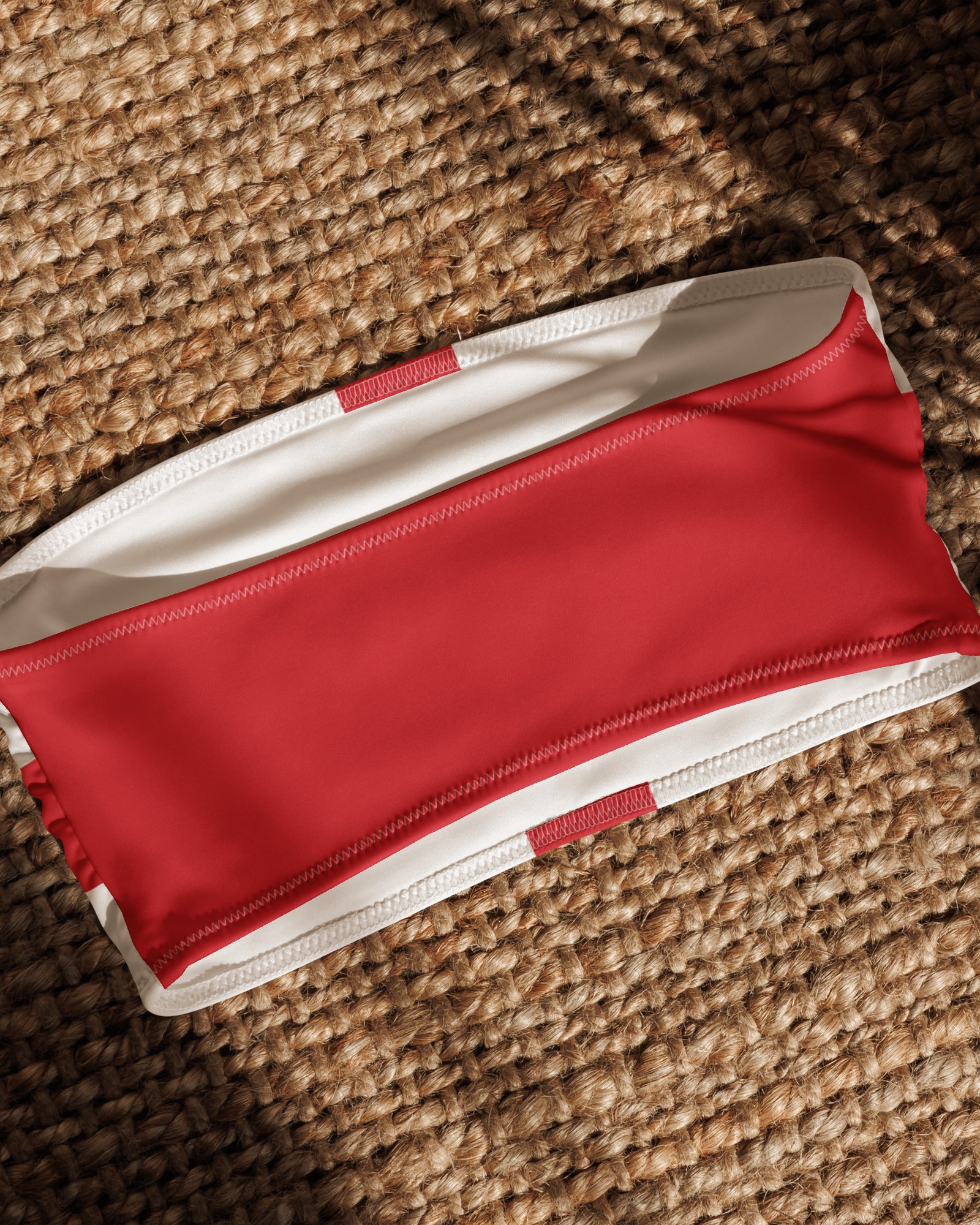 Jolly & Goode Bikini Top Flag of England Bandeau Bikini Top | St George's Cross Cheeky British Style