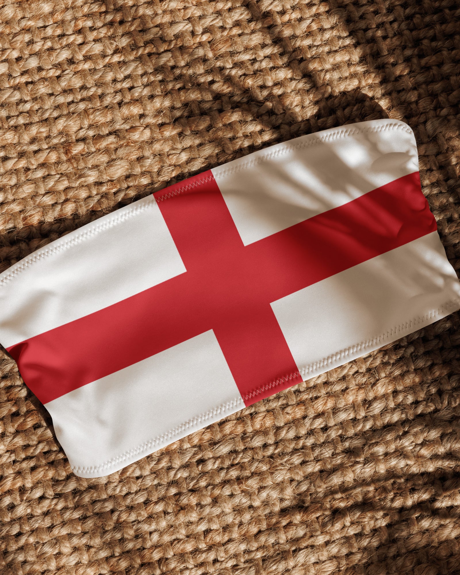 Jolly & Goode Bikini Top Flag of England Bandeau Bikini Top | St George's Cross Cheeky British Style