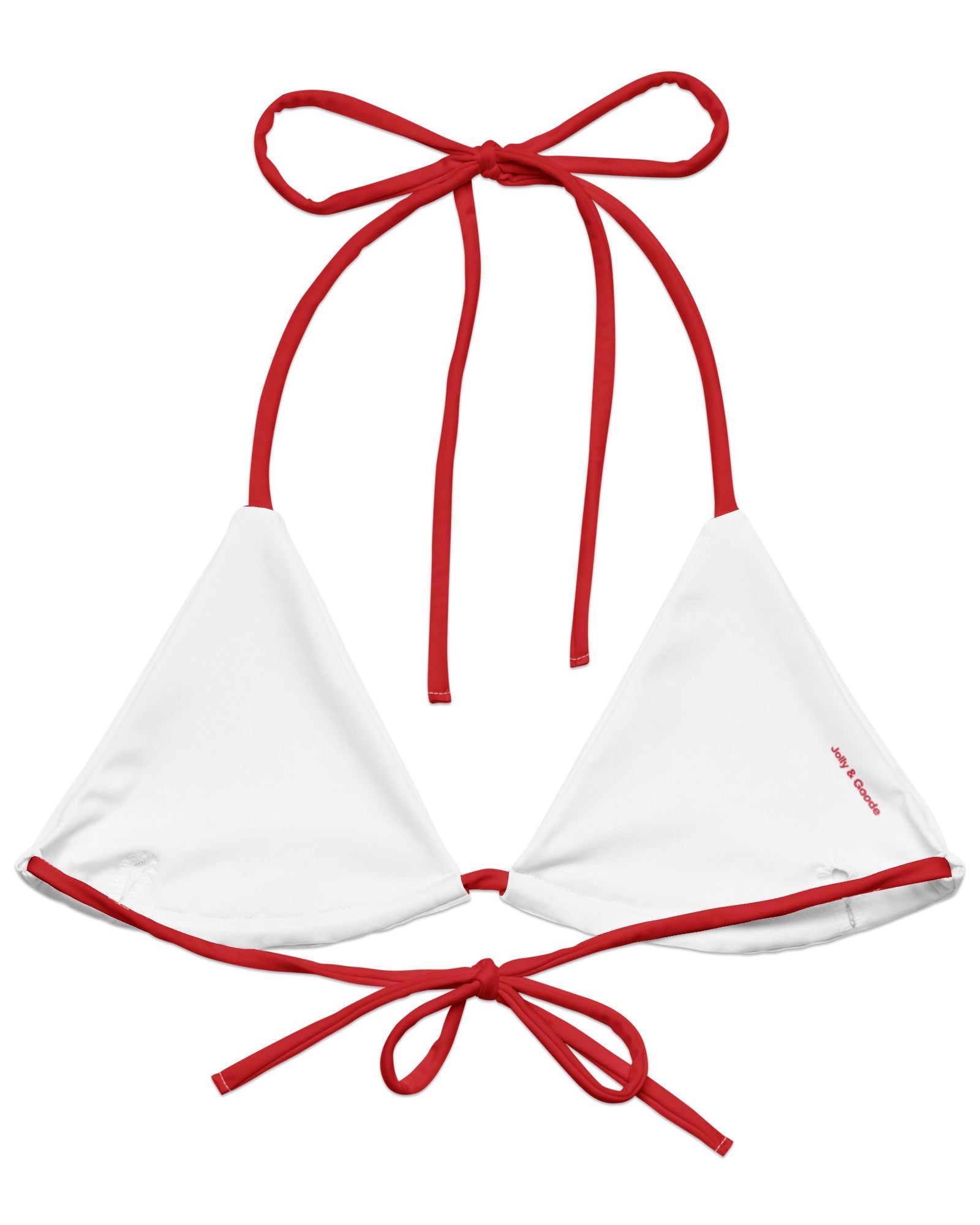 Jolly & Goode Bikini Top Flag of England String Bikini Top Cheeky British Style