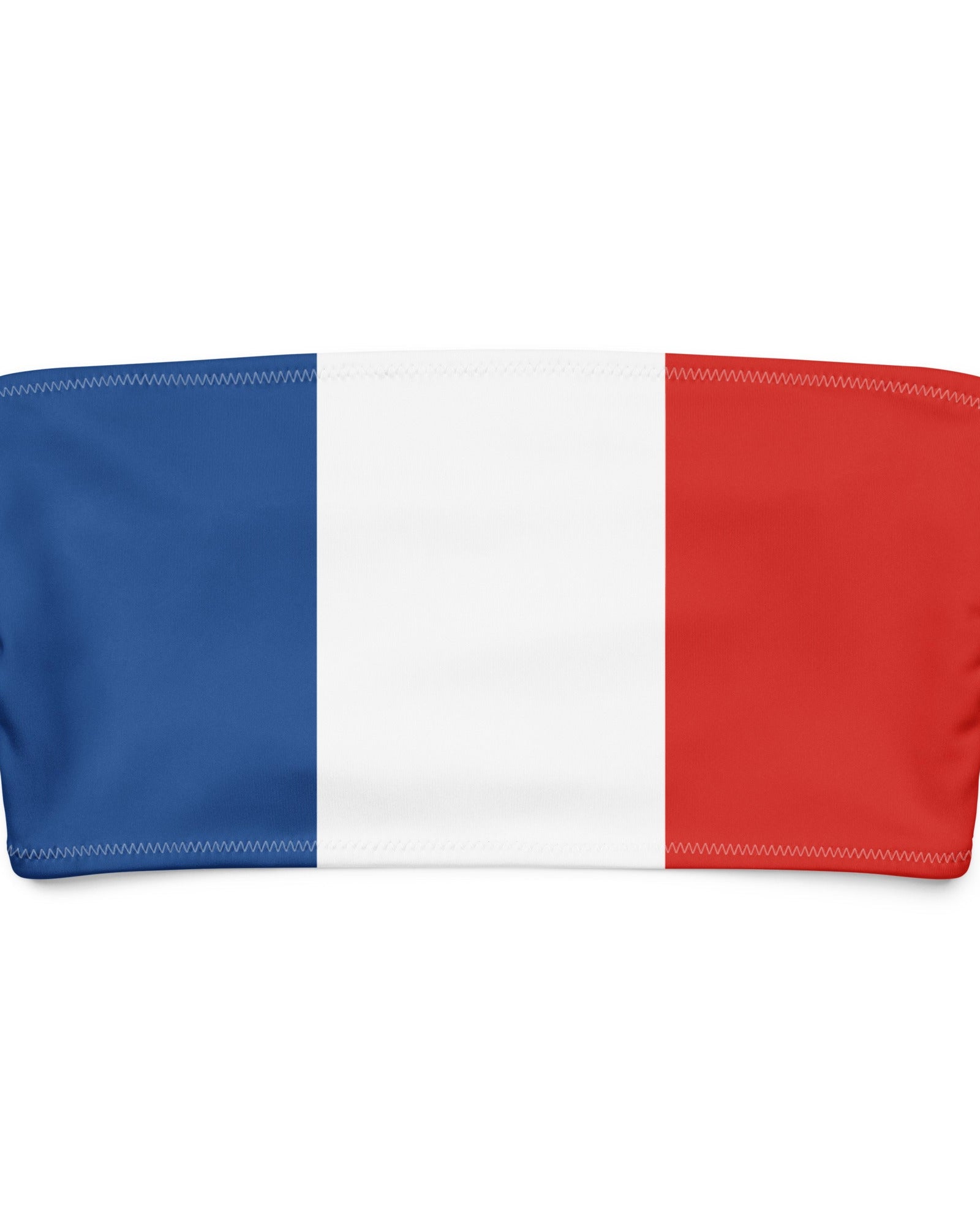 Jolly & Goode Bikini Top Flag of France Bandeau Bikini Top | French Flag Bikini Cheeky British Style