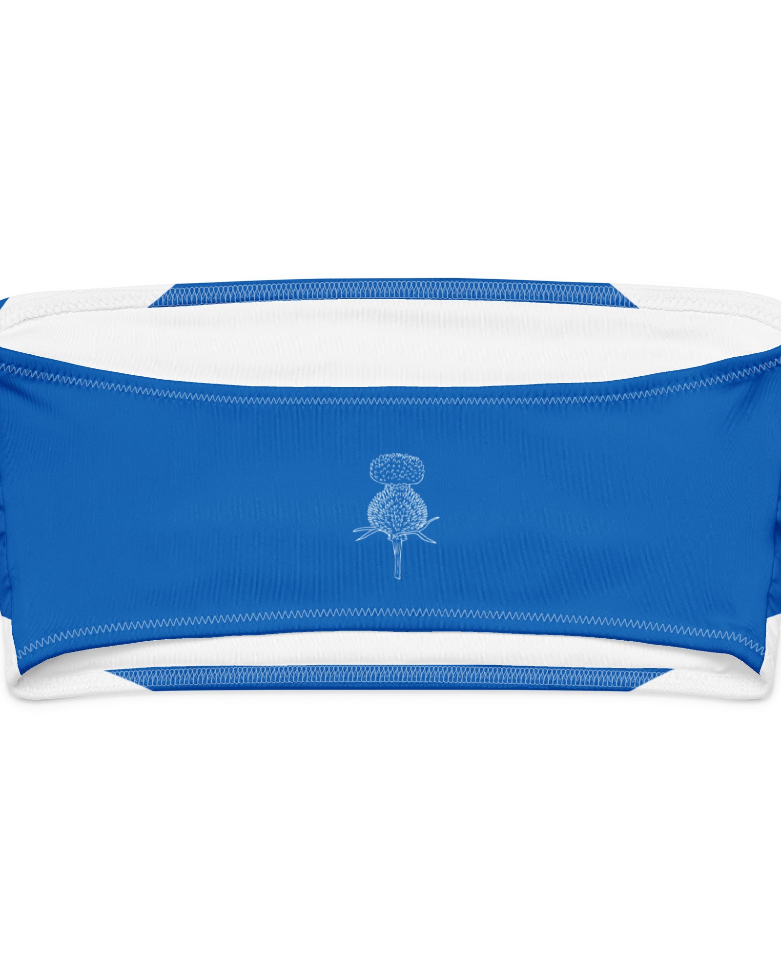 Jolly & Goode Bikini Top Flag of Scotland Bandeau Bikini Top Cheeky British Style