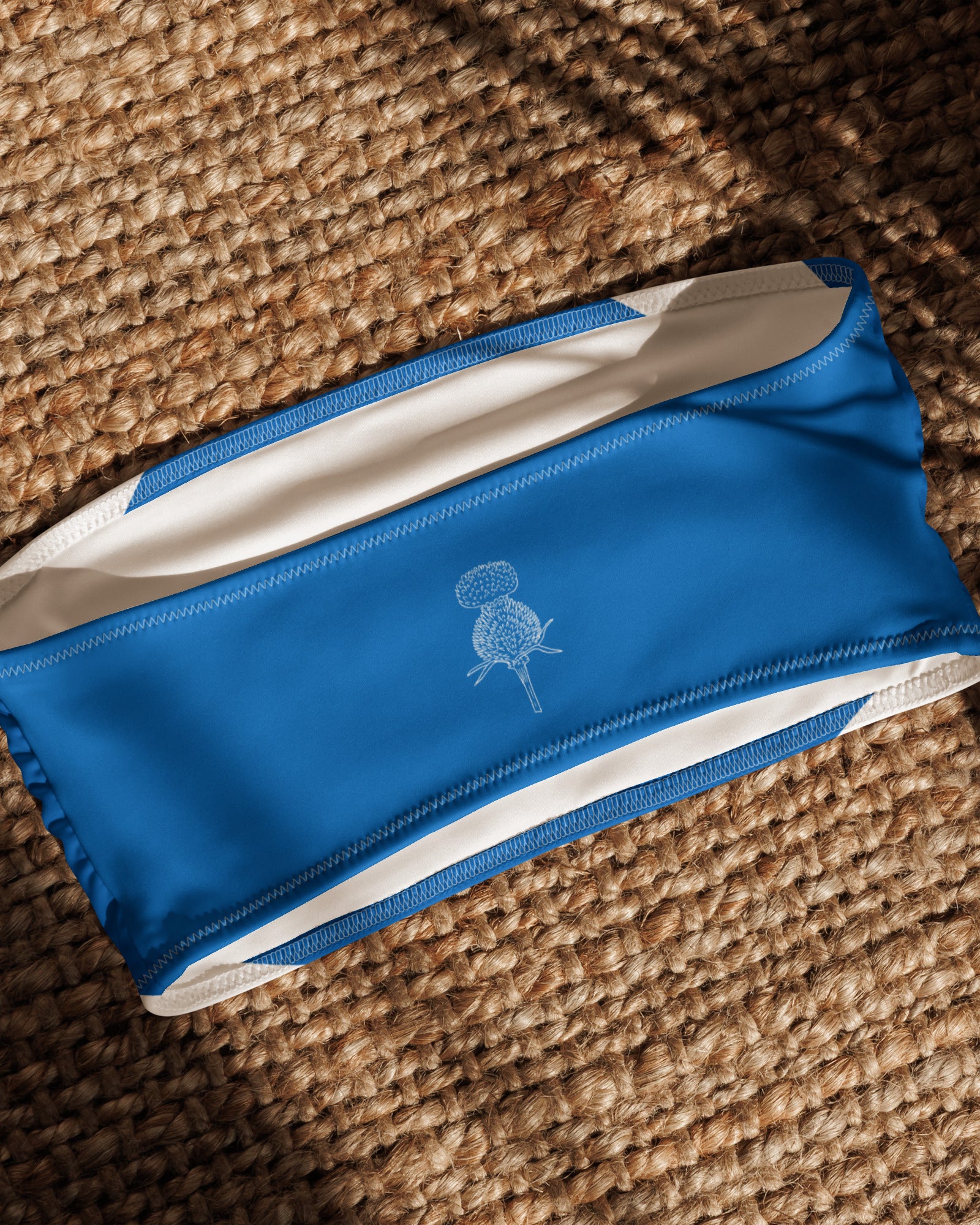 Jolly & Goode Bikini Top Flag of Scotland Bandeau Bikini Top Cheeky British Style