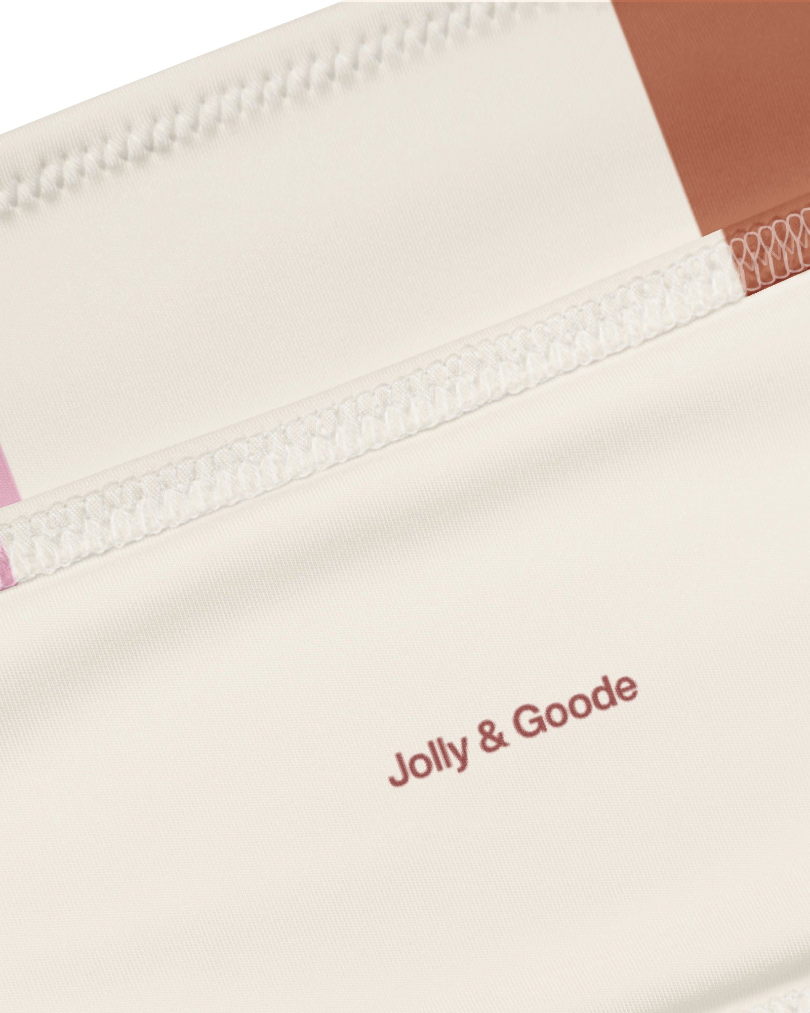 Jolly & Goode Bikini Top Neapolitan Ice Cream Bandeau Bikini Top Cheeky British Style