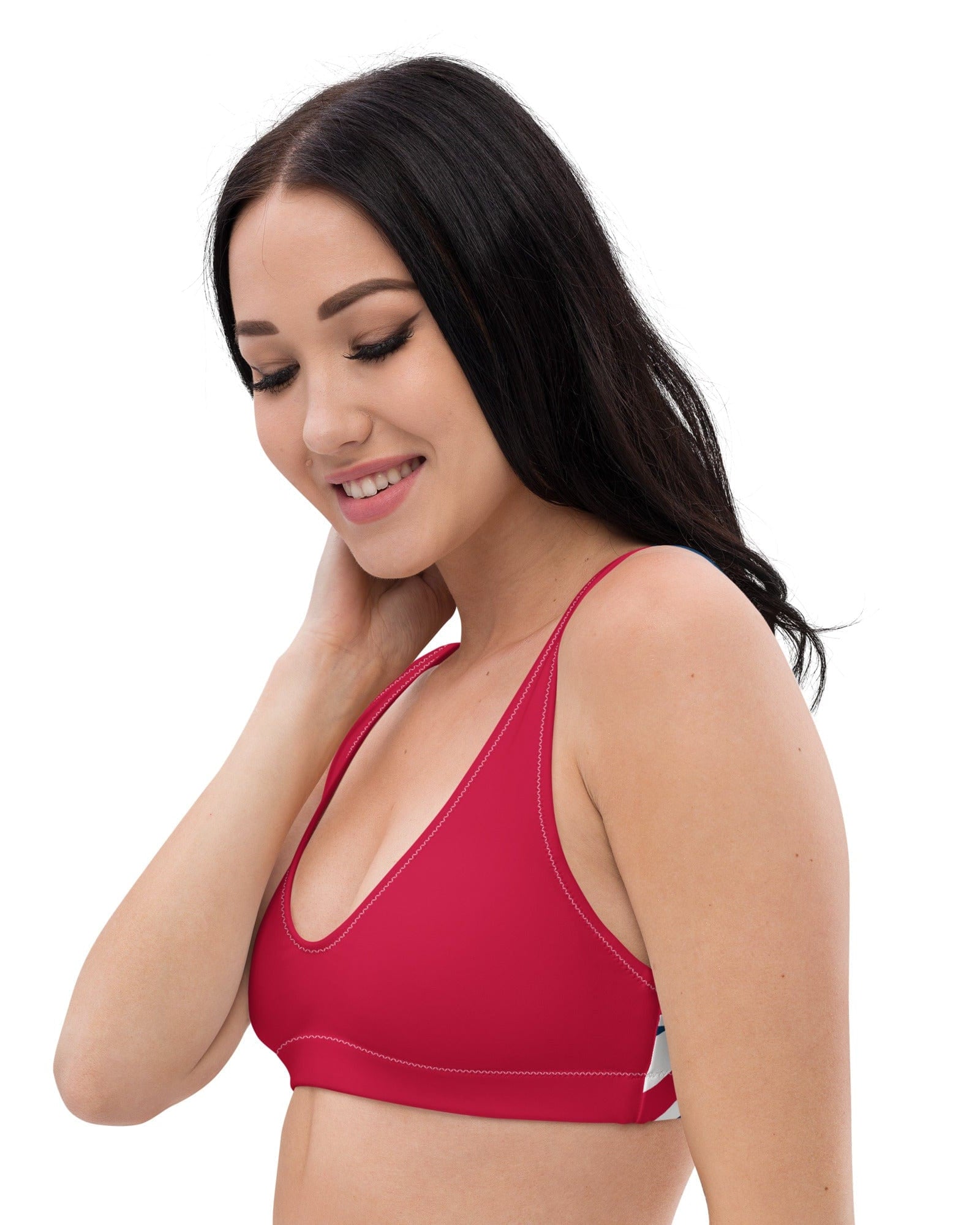 Jolly & Goode Bikini Top Union Jack Back Bikini Top | Union Jack on the Back | Removable Padding Cheeky British Style