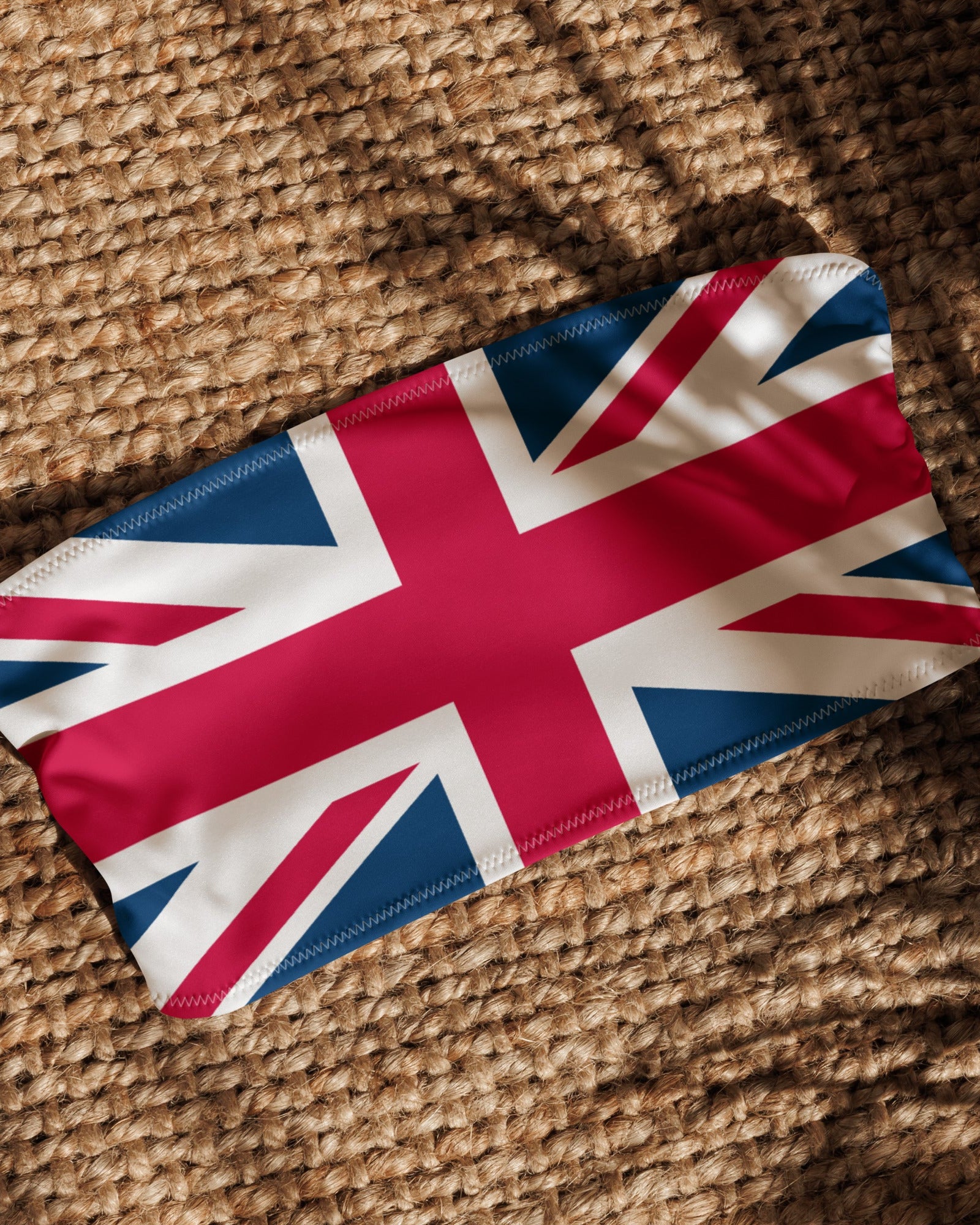 Jolly & Goode Bikini Top Union Jack Bandeau Bikini Top | Red Back Cheeky British Style