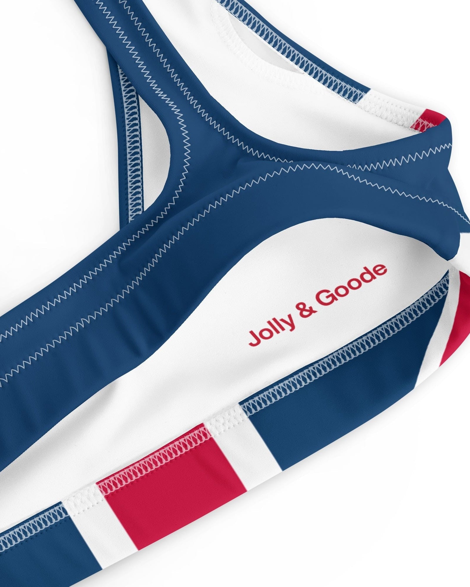 Jolly & Goode Bikini Top Union Jack Bikini Top | Removable Padding Cheeky British Style