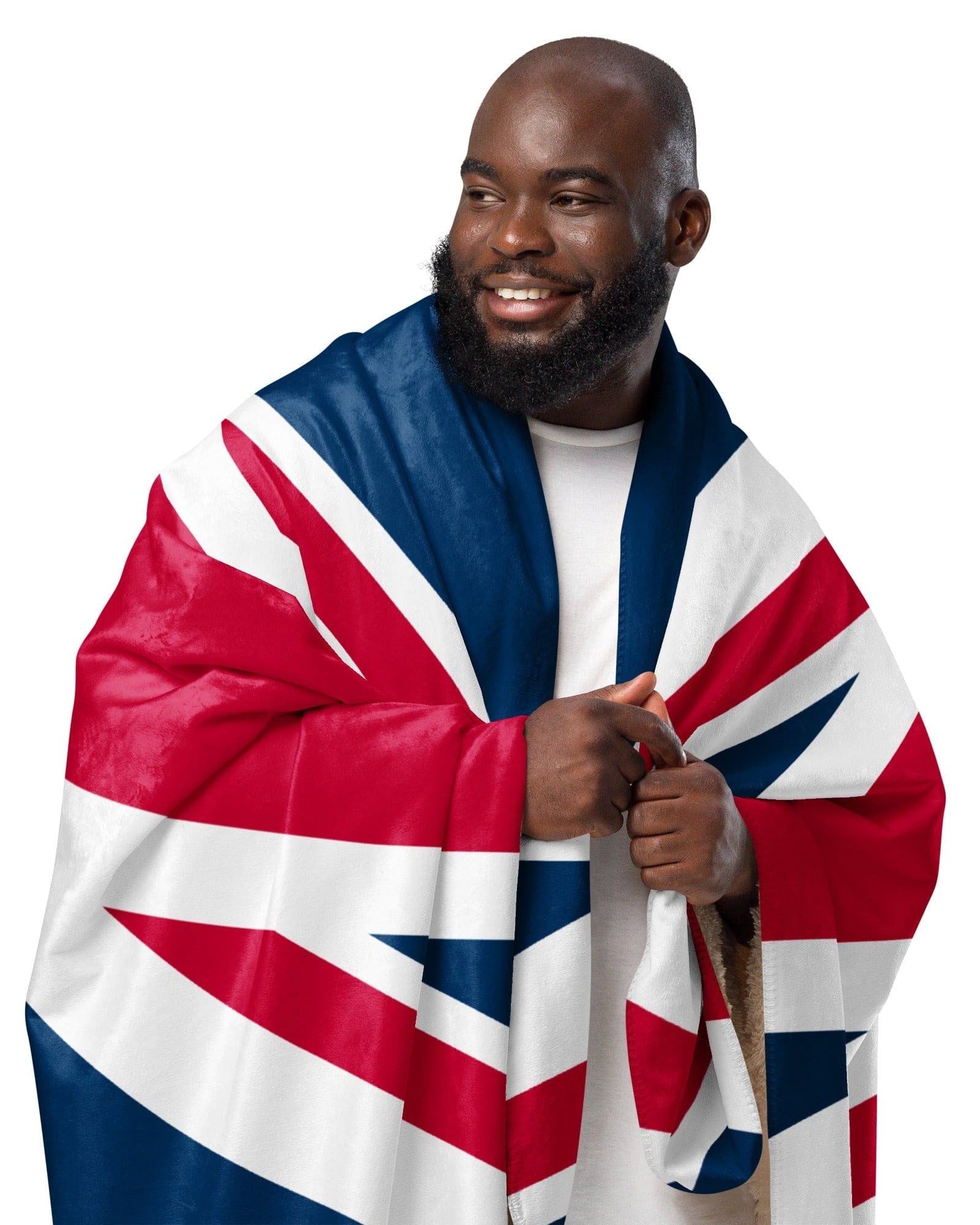 Jolly & Goode Blanket Union Jack Sherpa Blanket Cheeky British Style
