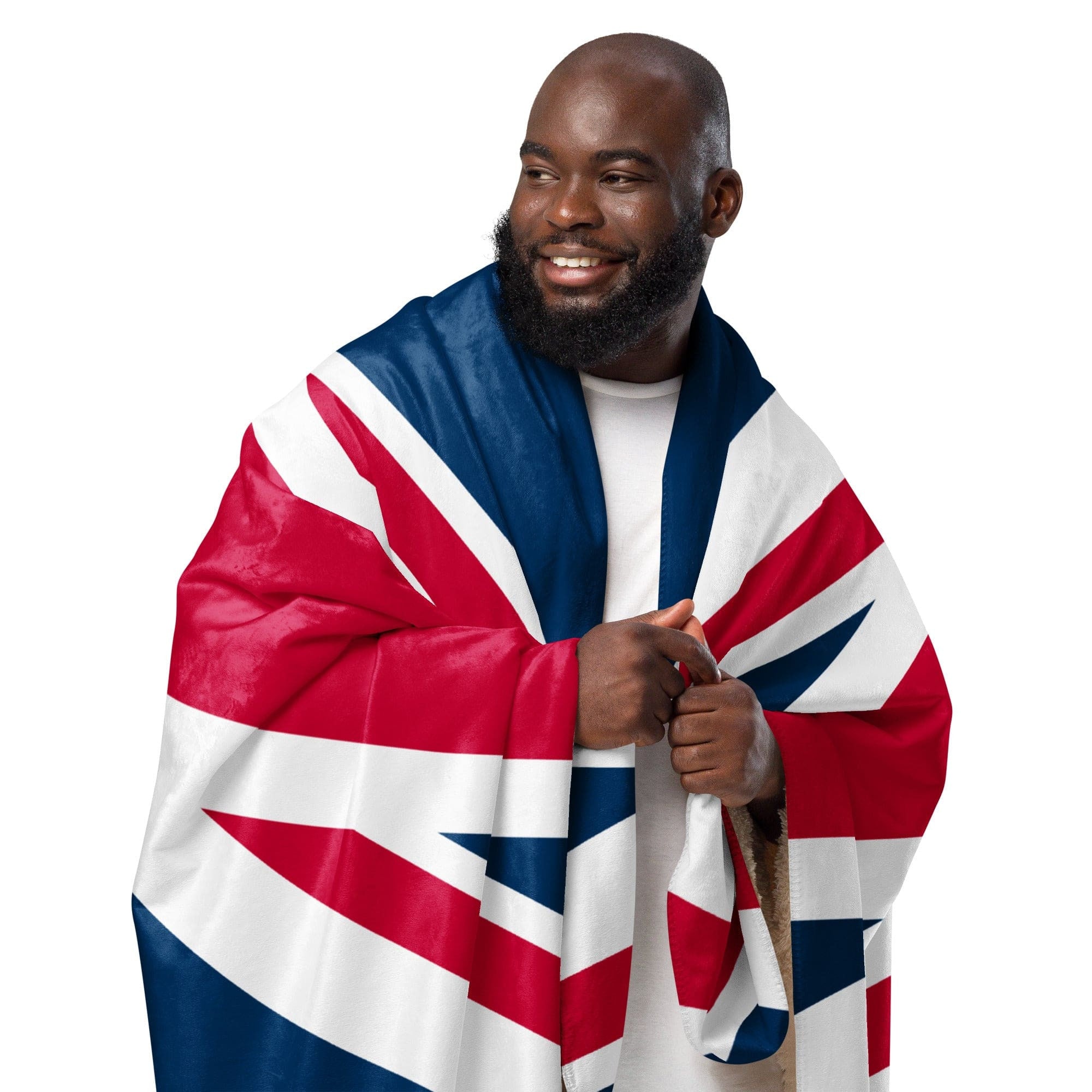 Jolly & Goode Blanket Union Jack Sherpa Blanket Cheeky British Style