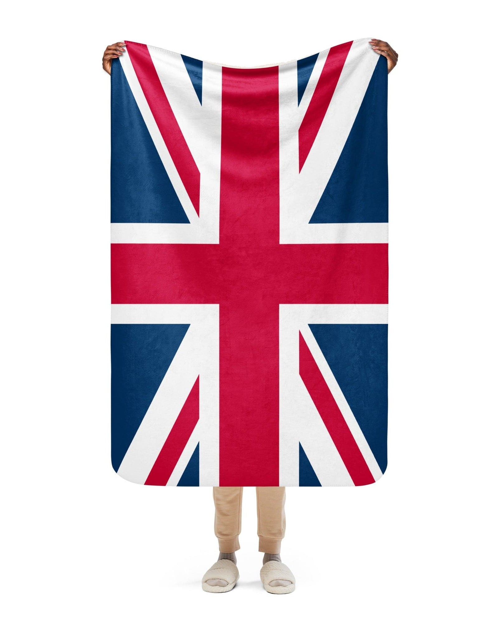 Jolly & Goode Blanket Union Jack Sherpa Blanket Cheeky British Style