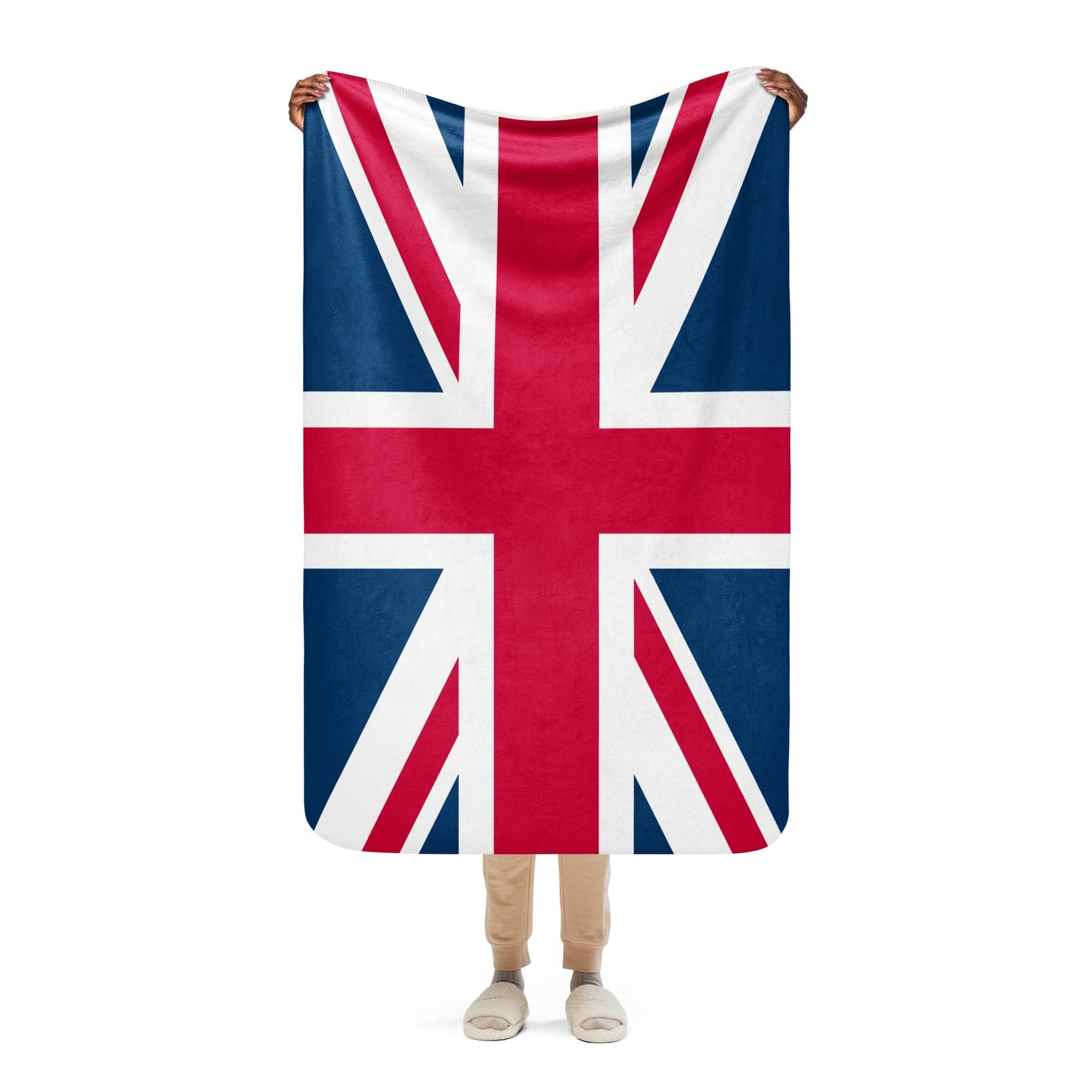 Jolly & Goode Blanket Union Jack Sherpa Blanket Cheeky British Style