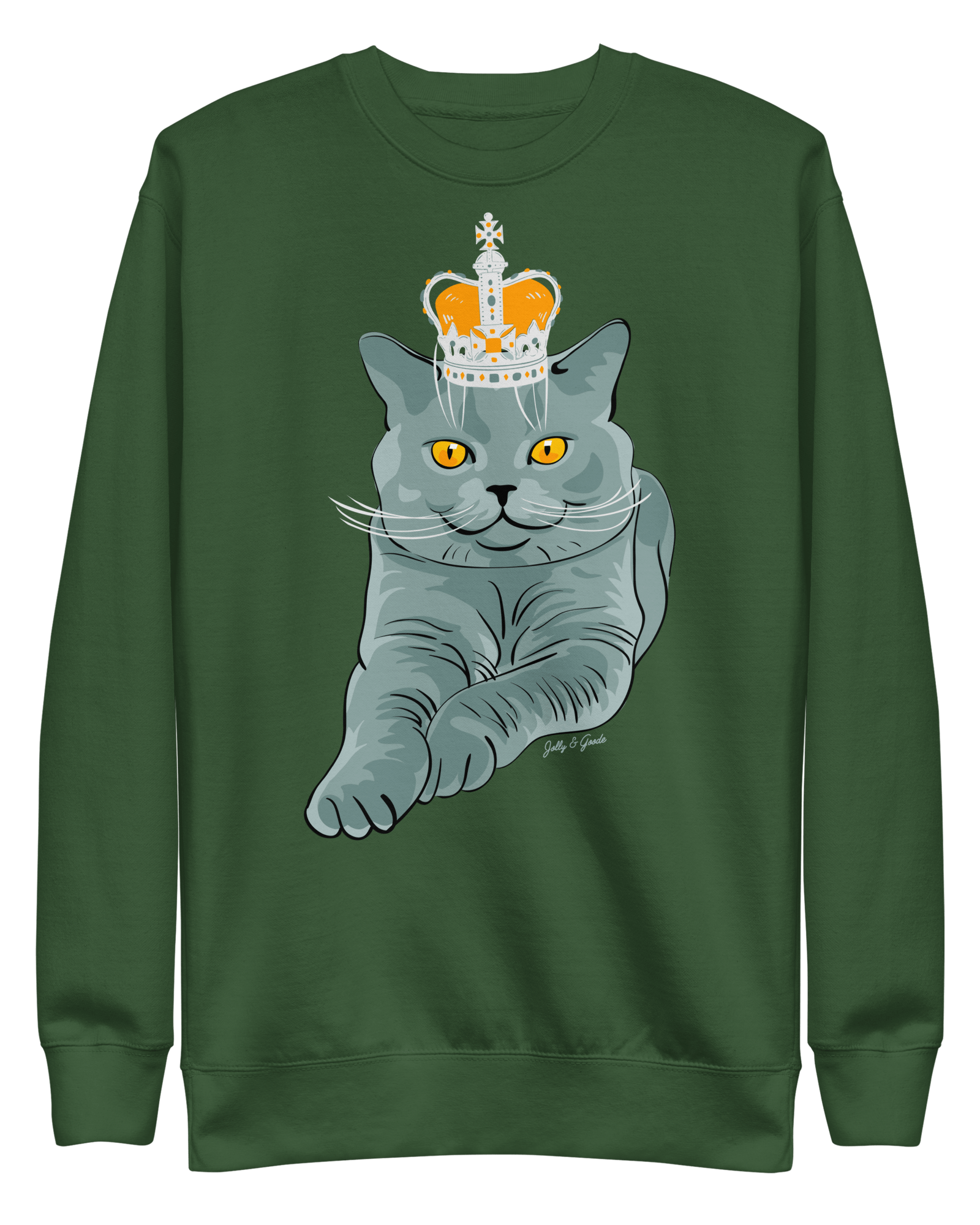 Jolly & Goode British Blue Premium Sweatshirt Cheeky British Style