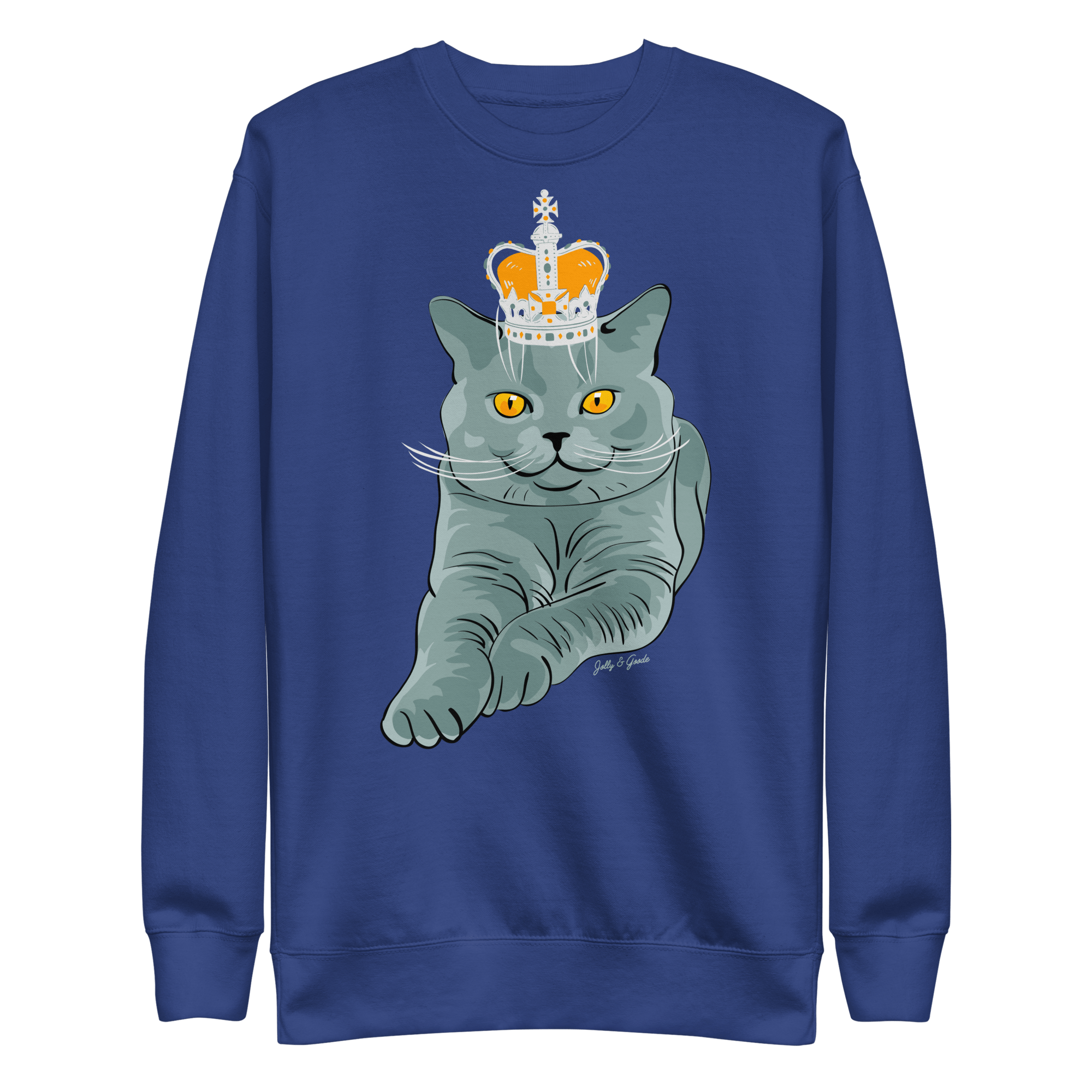 Jolly & Goode British Blue Premium Sweatshirt Cheeky British Style
